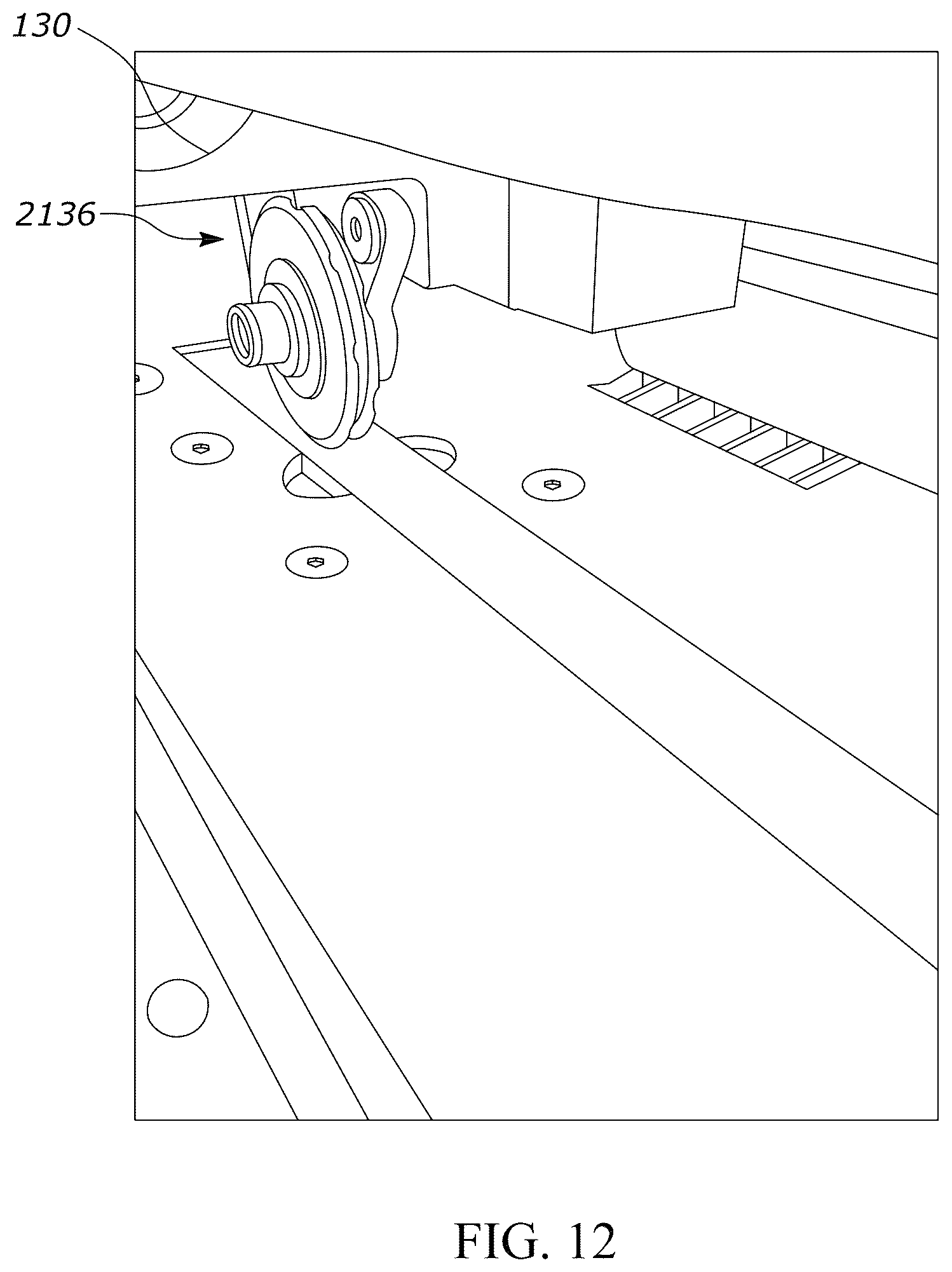 Patent US12552064 Figure 12 – Device for producing slit sheet packing material