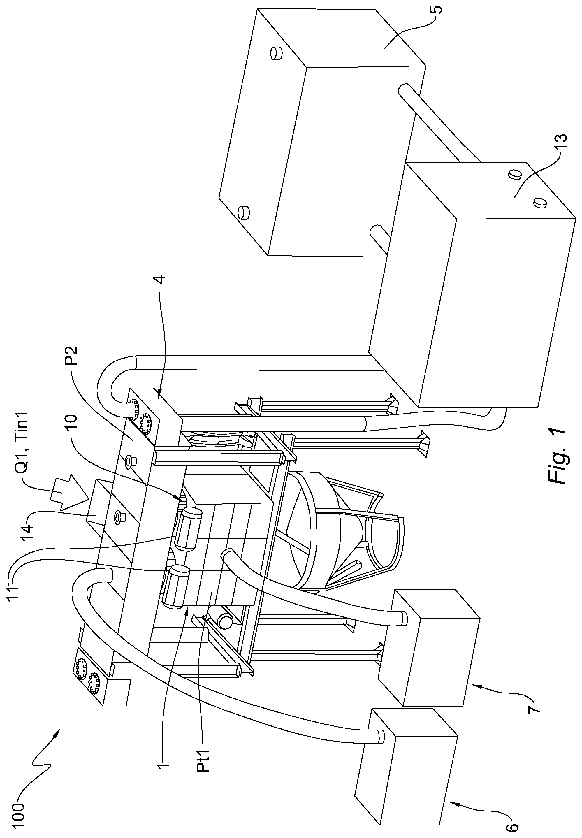 Patent US12552070 — Method and plant for cooling a mixture of ingredients of concrete — Figure 1