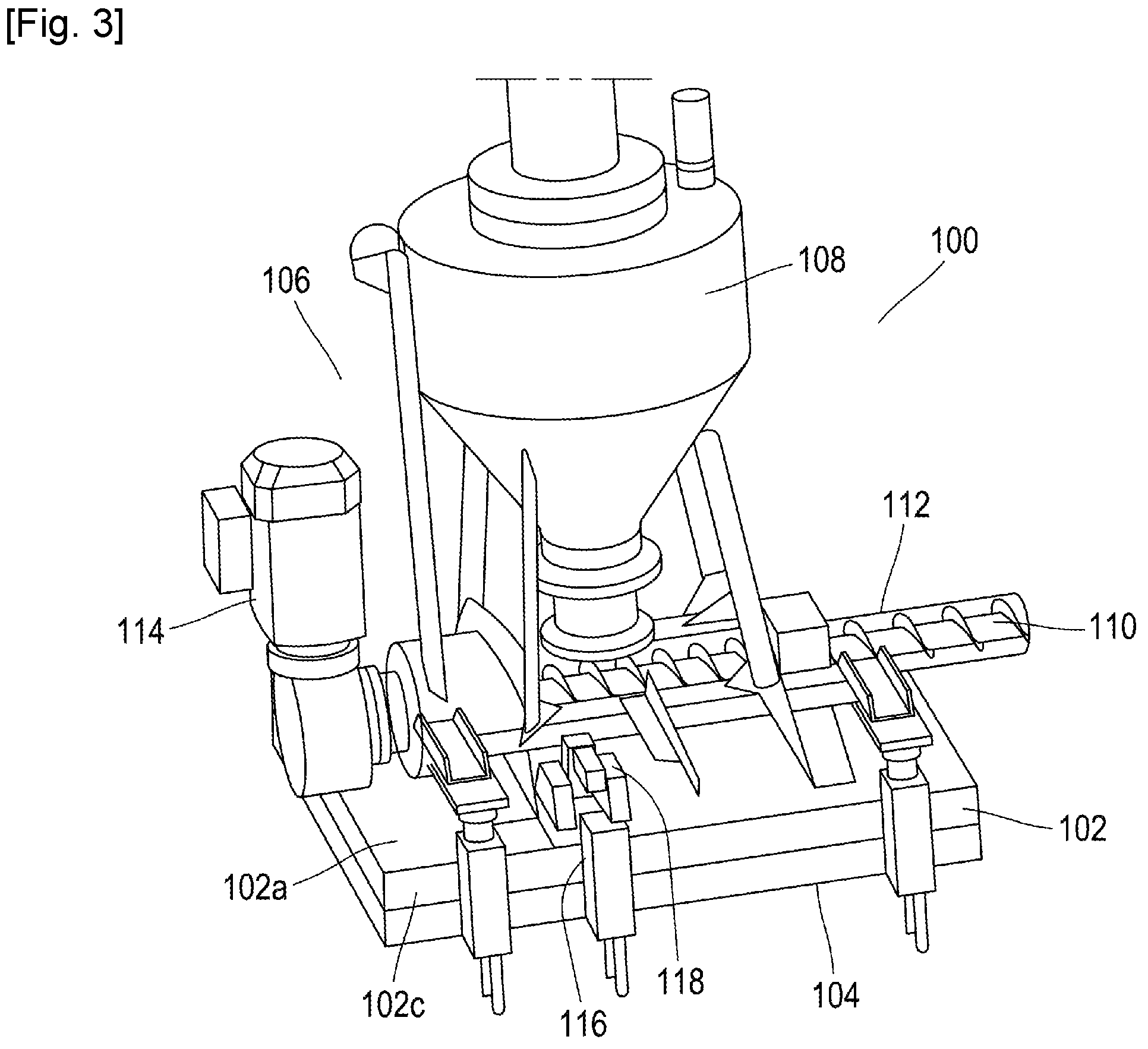 Patent US12552071 Figure 3 – Quality verification system for measurement of raw materials in continuous metering processes using calibration weights