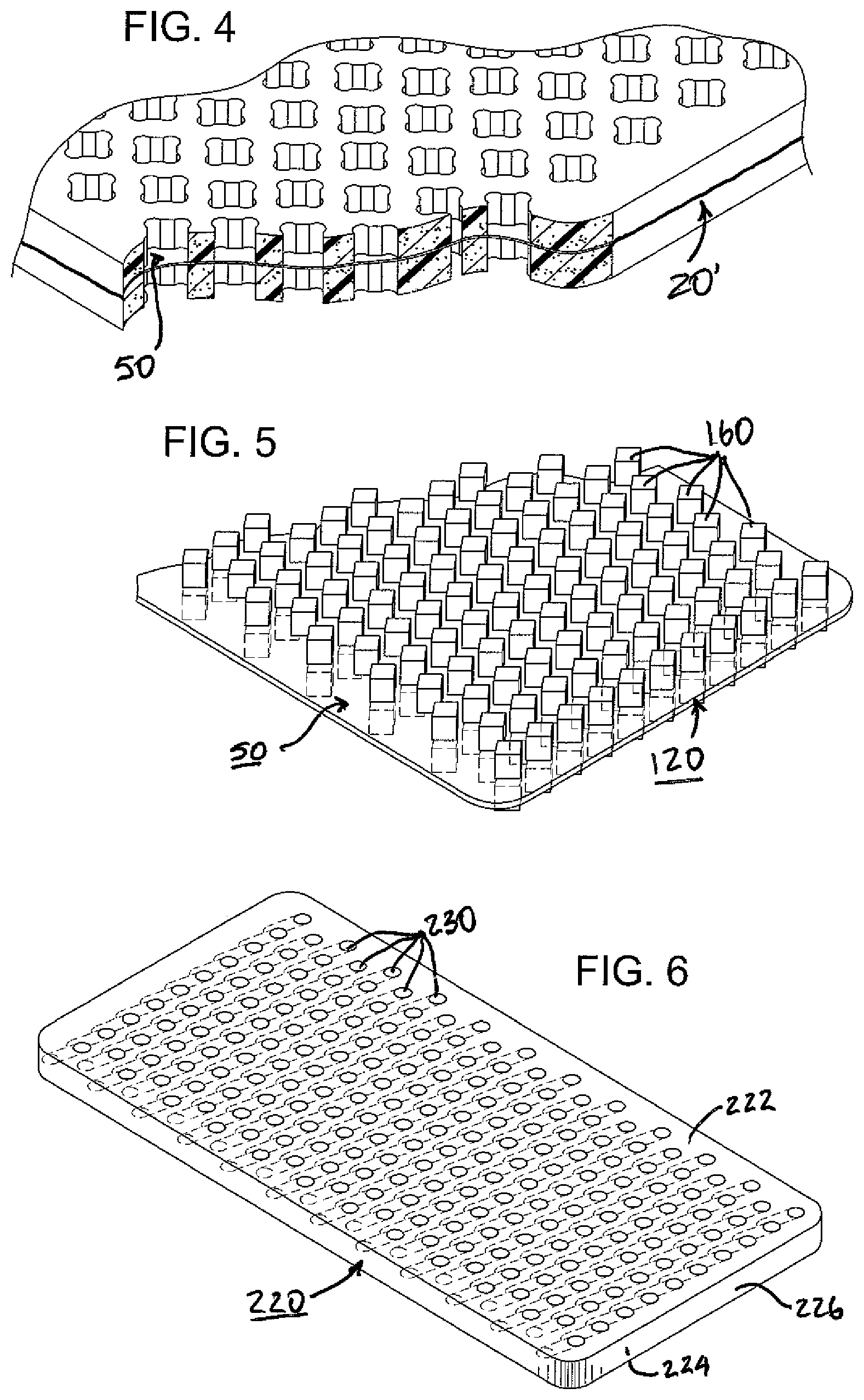 Patent US12552072 Figure 2 – Resilient cores with convection barriers particularly for inflatable bodies and methods for making the same
