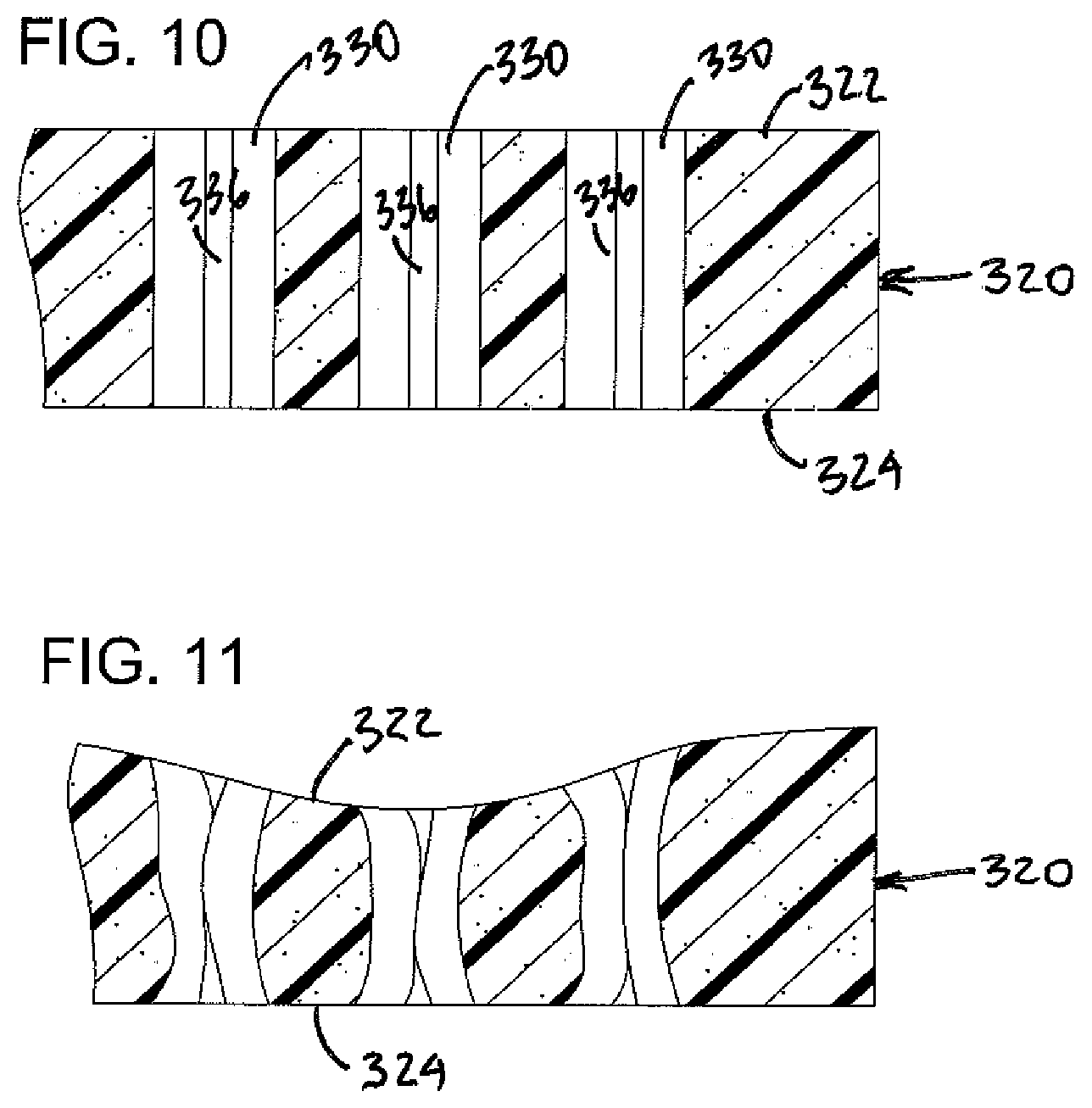 Patent US12552072 Figure 4 – Resilient cores with convection barriers particularly for inflatable bodies and methods for making the same