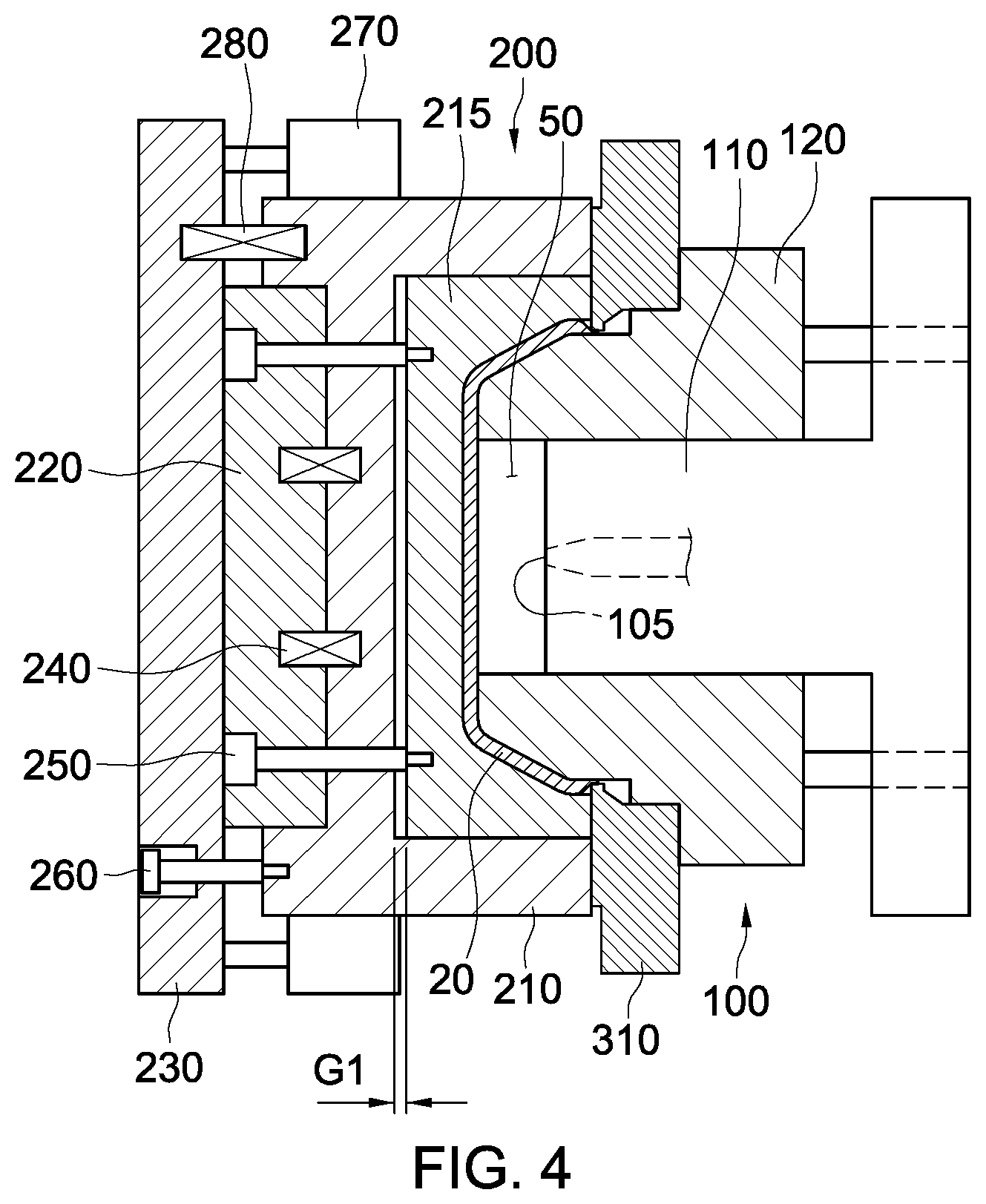 Patent US12552076 Figure 4 – Apparatus and method for manufacturing skin-integrated interior materials