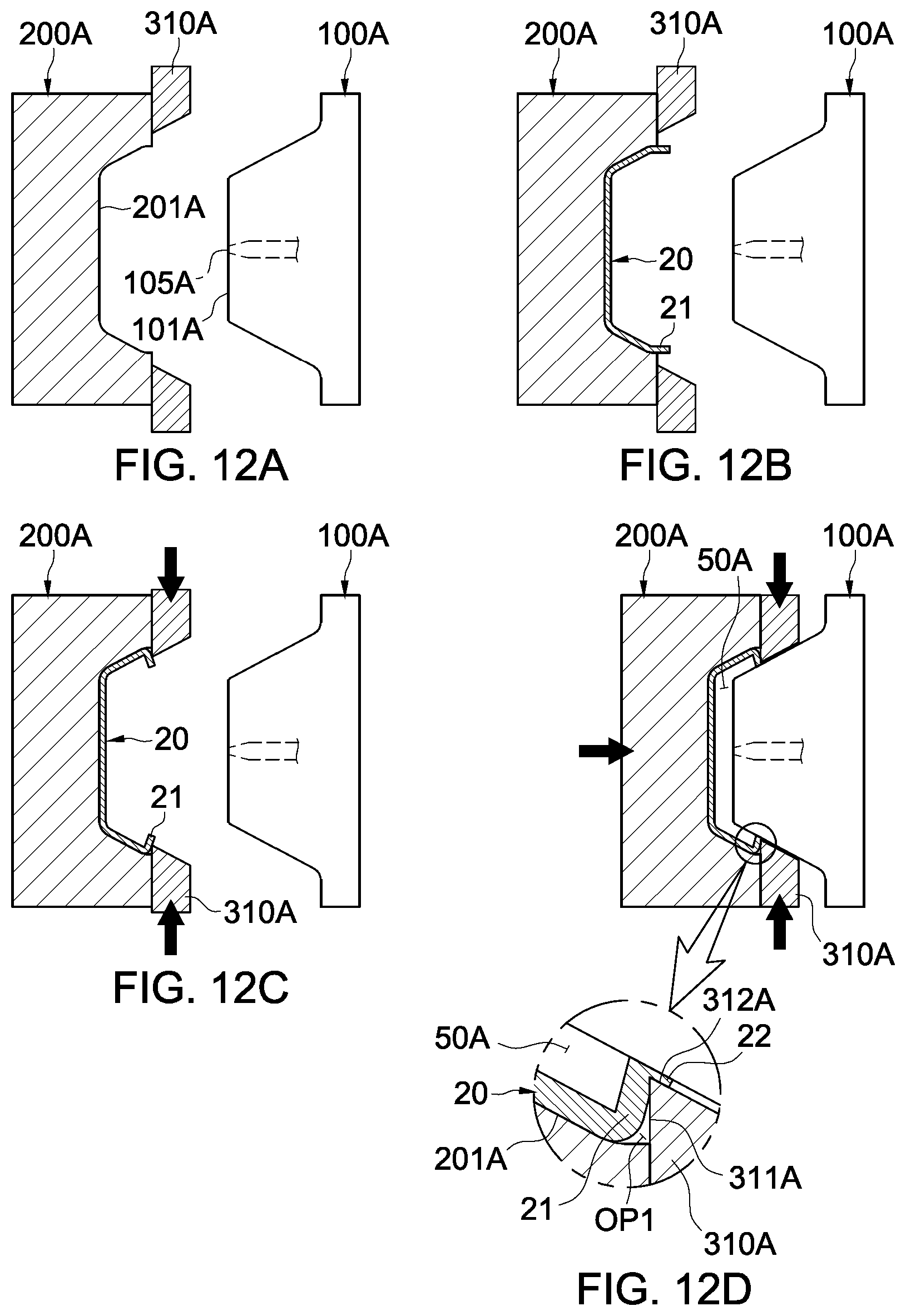 Patent US12552076 Figure 12 – Apparatus and method for manufacturing skin-integrated interior materials