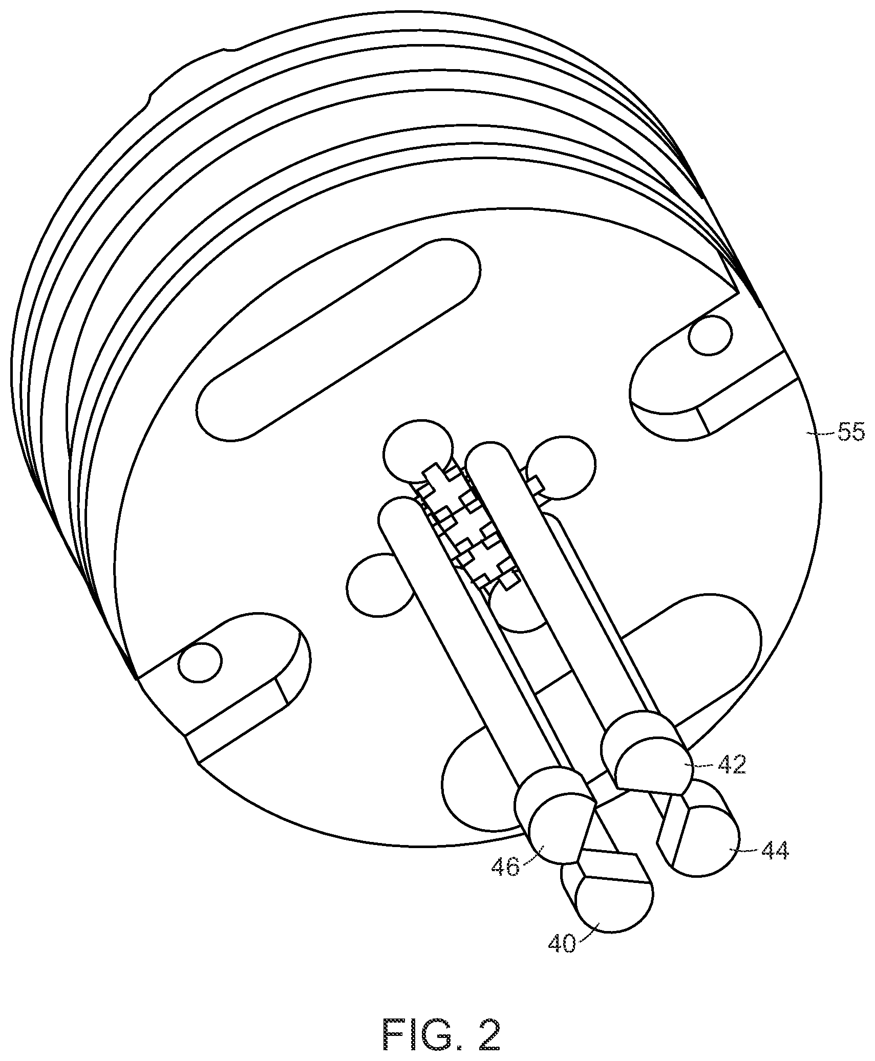 Patent US12552079 Figure 2 – Molds for molding golf balls incorporating a thermoplastic polyurethane cover