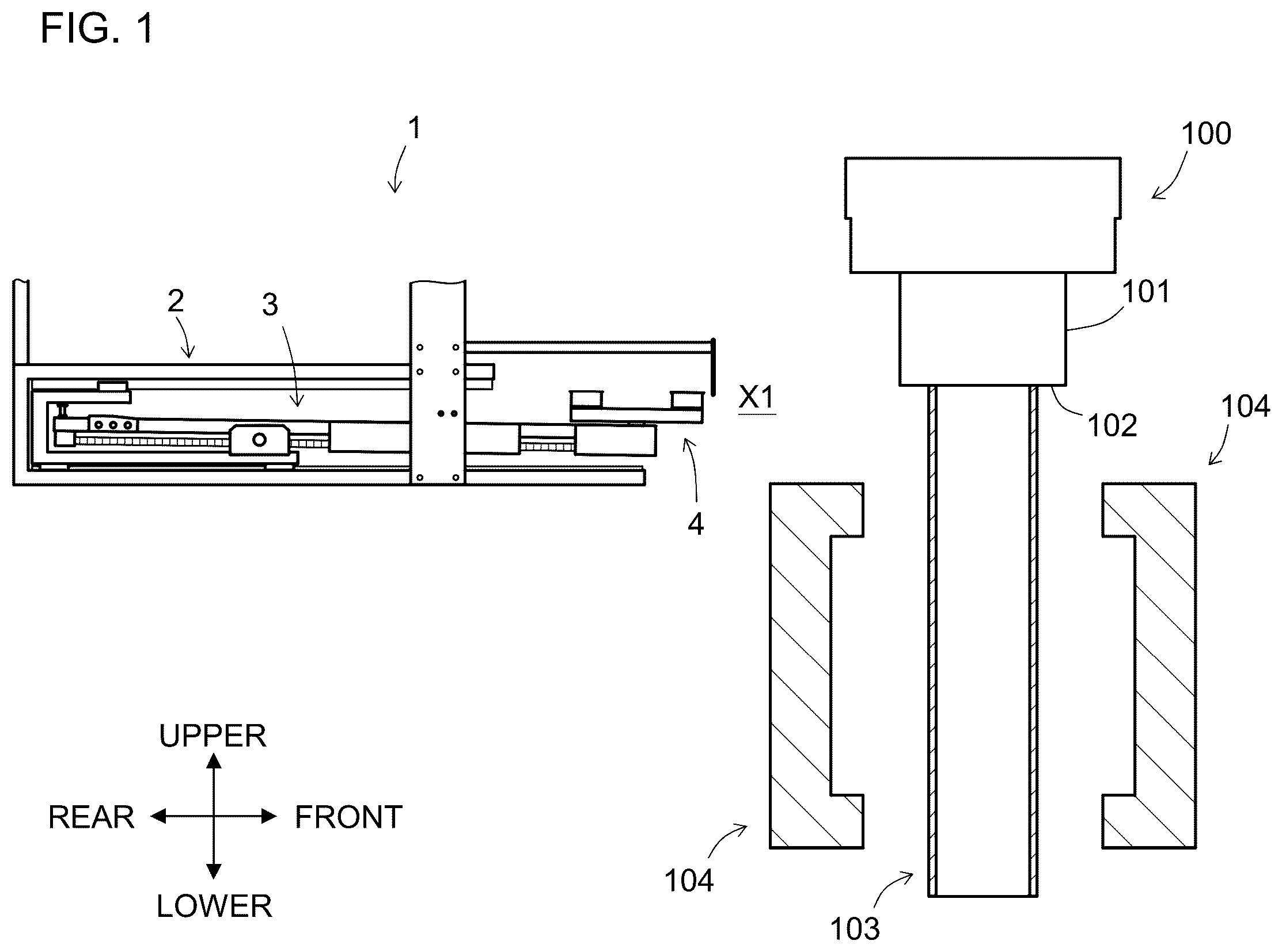 Patent US12552082 Figure 1 – Resin residue removal device
