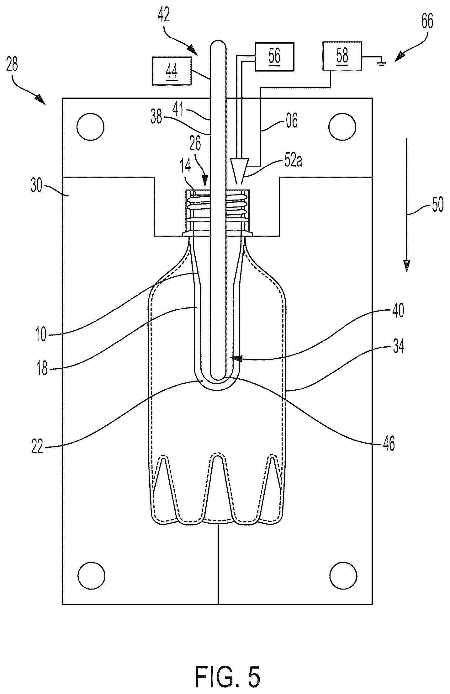 Patent US12552083 Figure 5 – Ionized nozzle