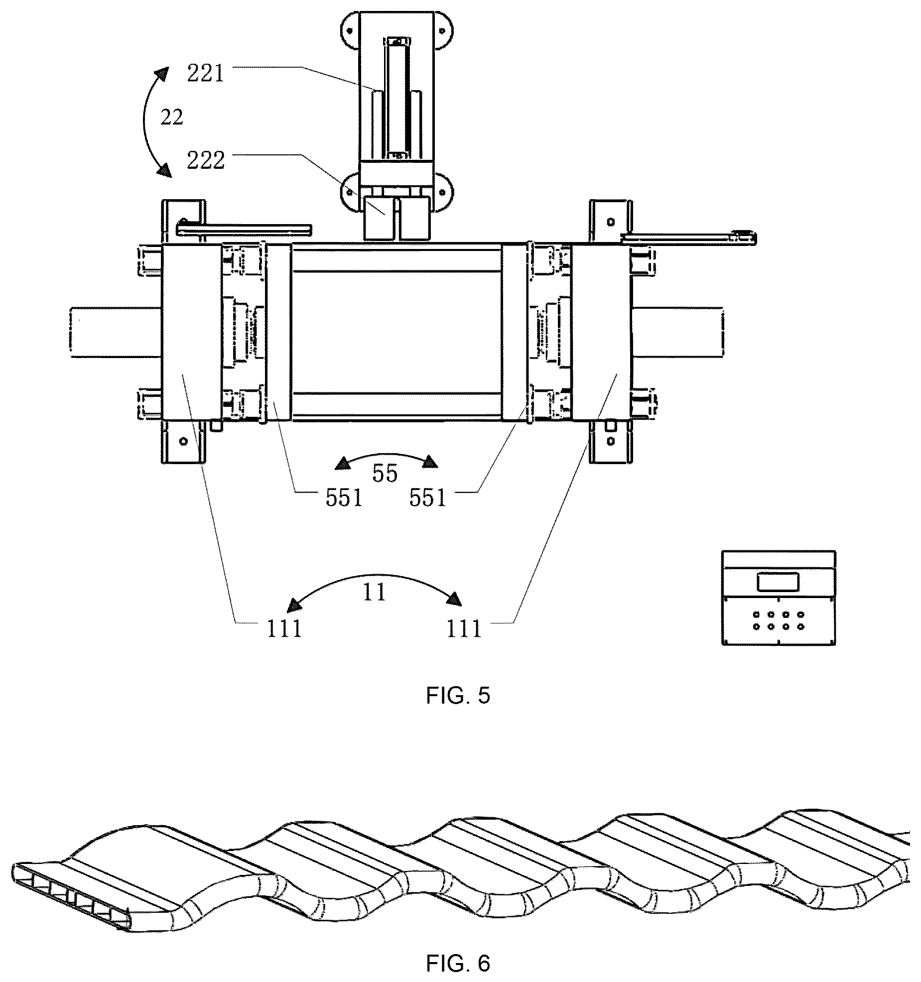 Patent US12552086 Figure 5 – Material processing method and molding machine