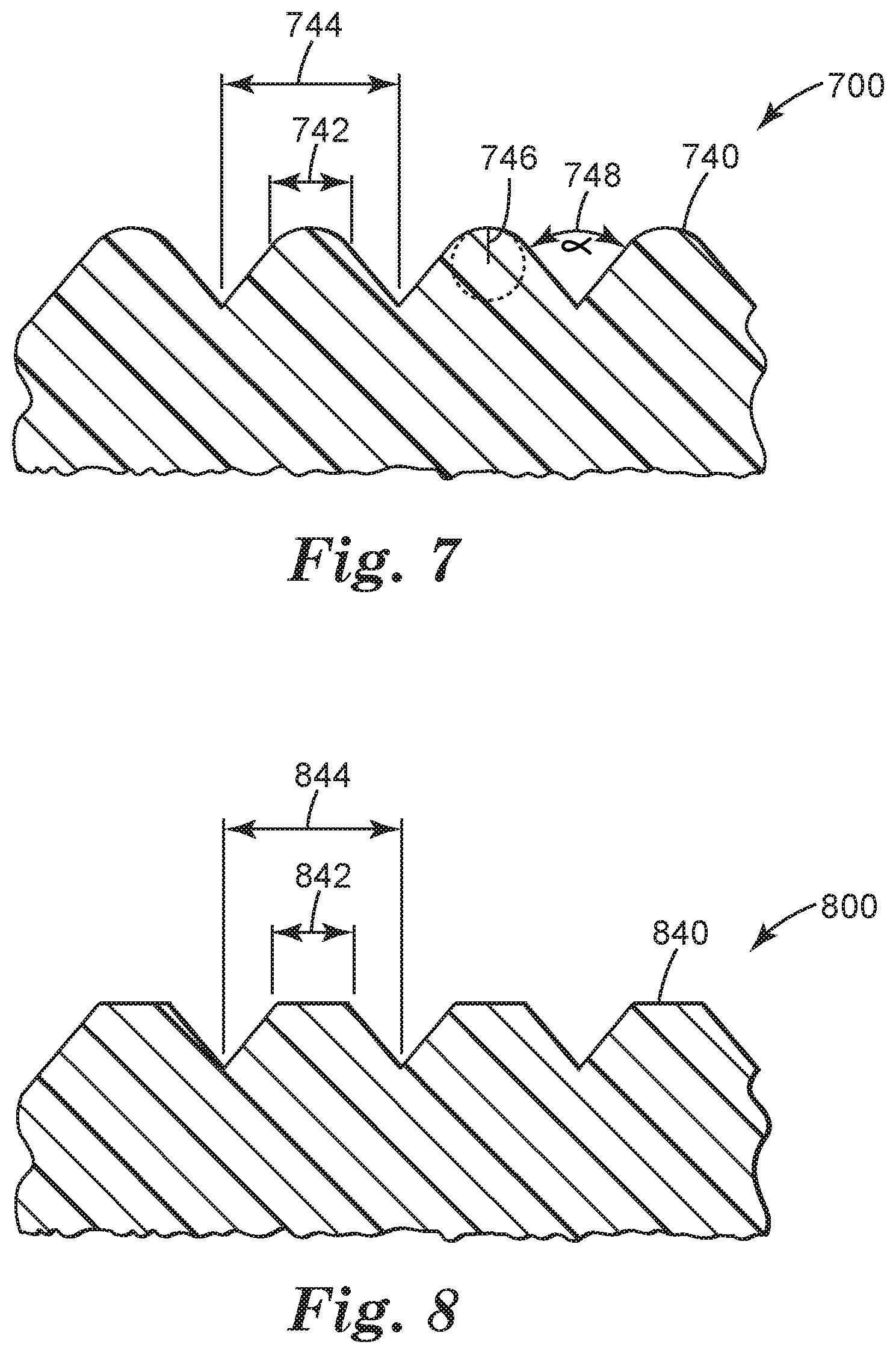 Patent US12552087 Figure 4 – Method of thermoforming film with structured surface and articles