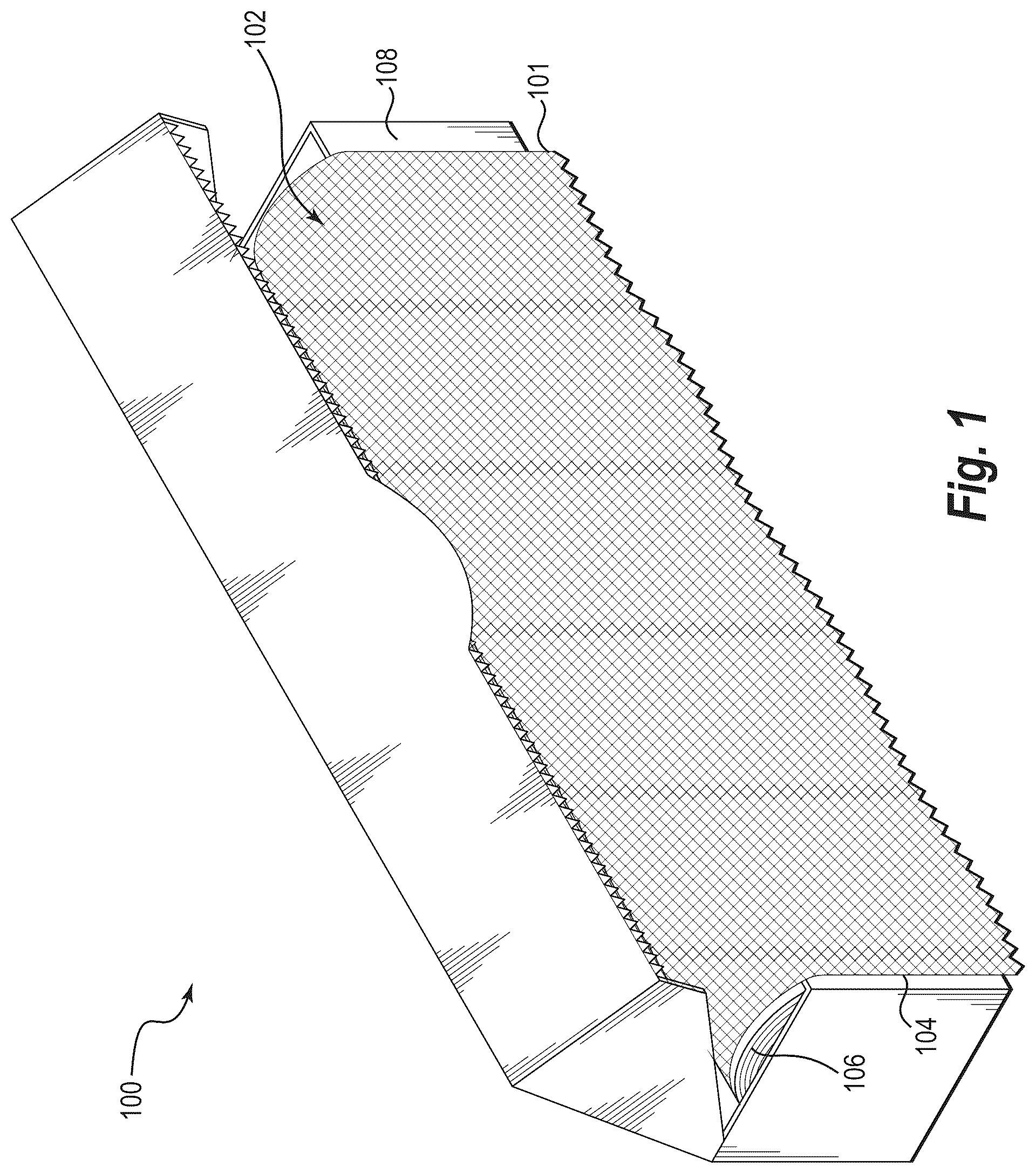 Patent US12552088 Figure 1 – Activatable wrap materials and related methods