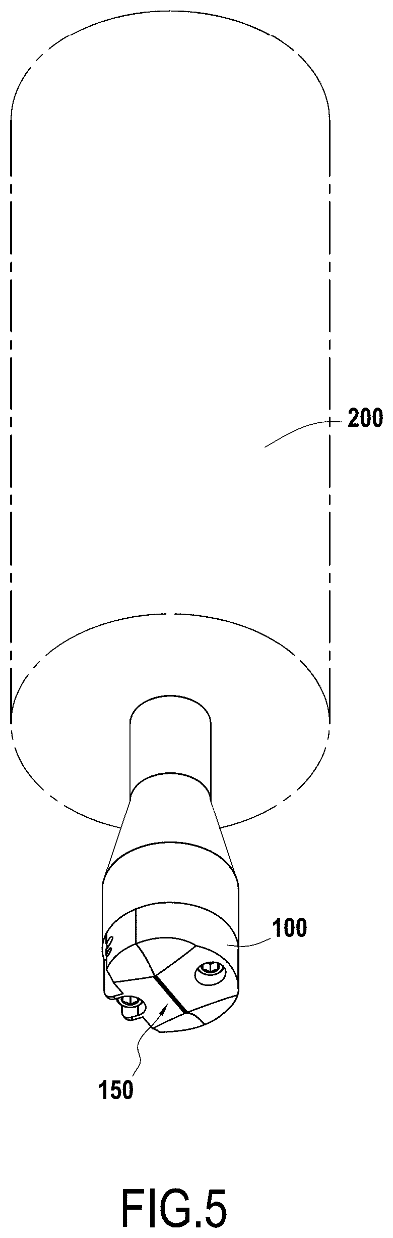 Patent US12552089 Figure 5 – Extrusion head for additive manufacturing, additive manufacturing system and method