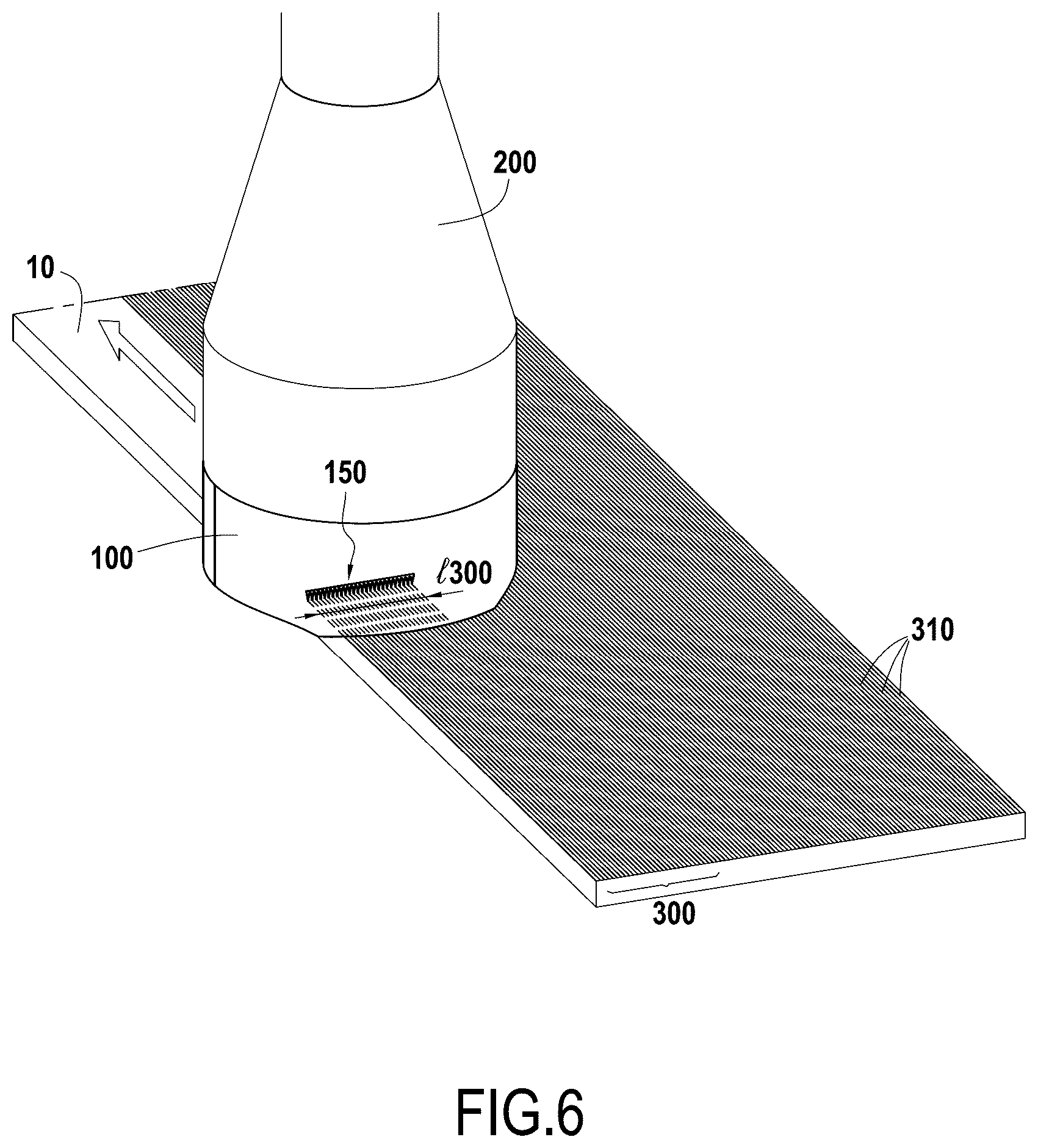 Patent US12552089 Figure 6 – Extrusion head for additive manufacturing, additive manufacturing system and method