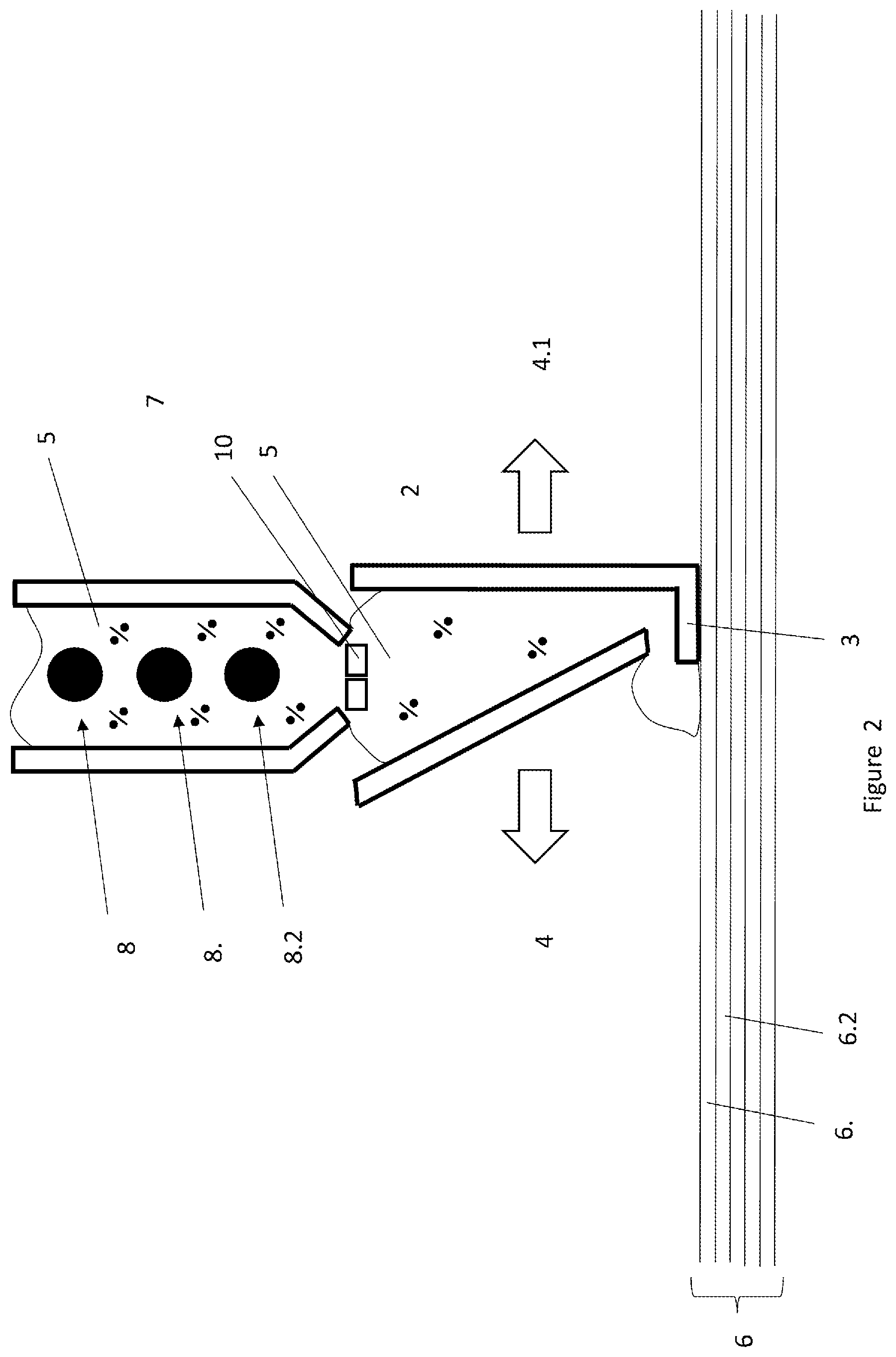Patent US12552095 Figure 2 – Particle material preheating device and use in 3D methods