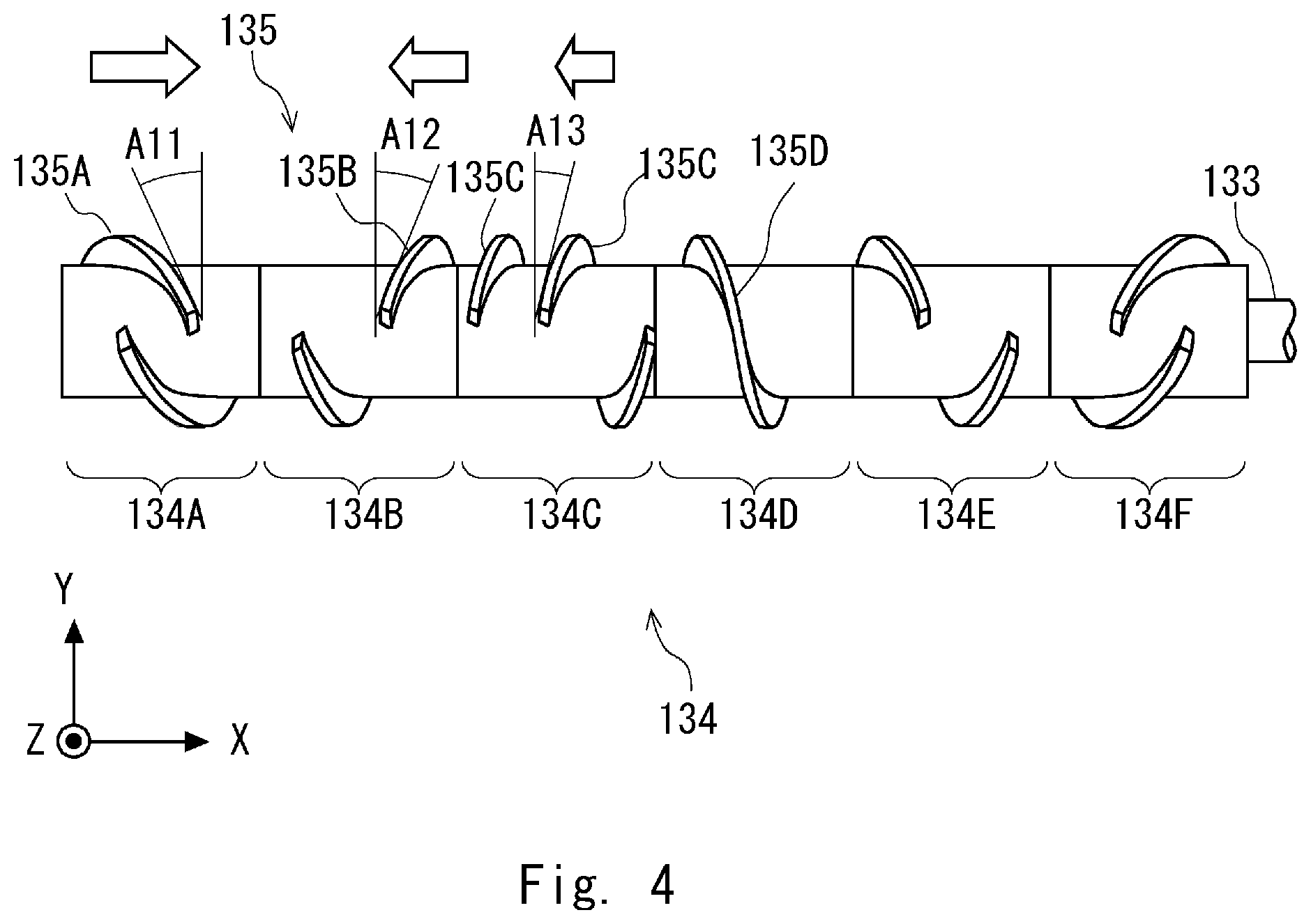 Patent US12552098 Figure 4 – Recoater and powder additive manufacturing apparatus