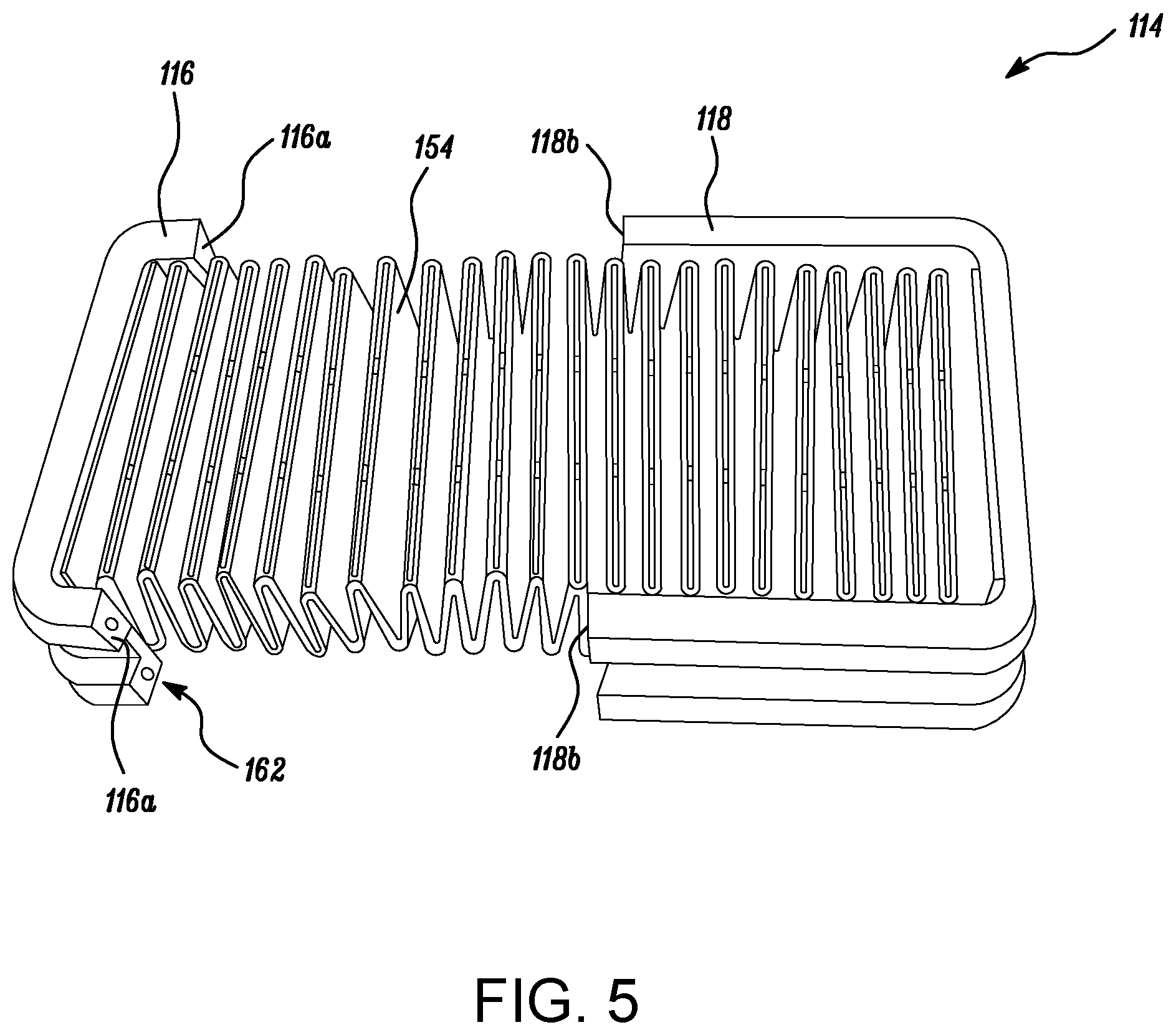 Patent US12552099 Figure 5 – Additive manufacturing system with a sealed build chamber