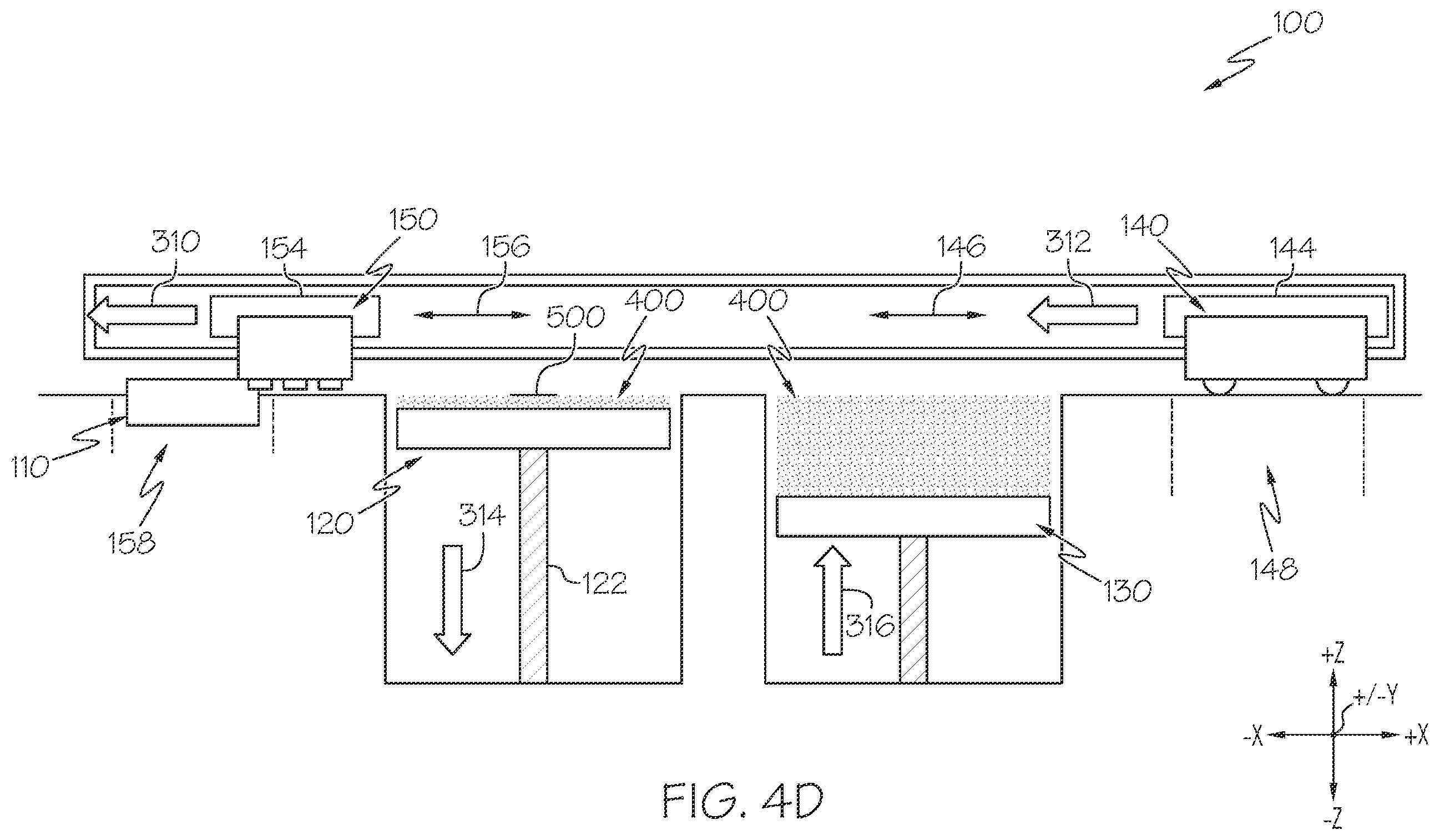 Patent US12552100 Figure 8 – Additive manufacturing apparatuses and methods for using the same
