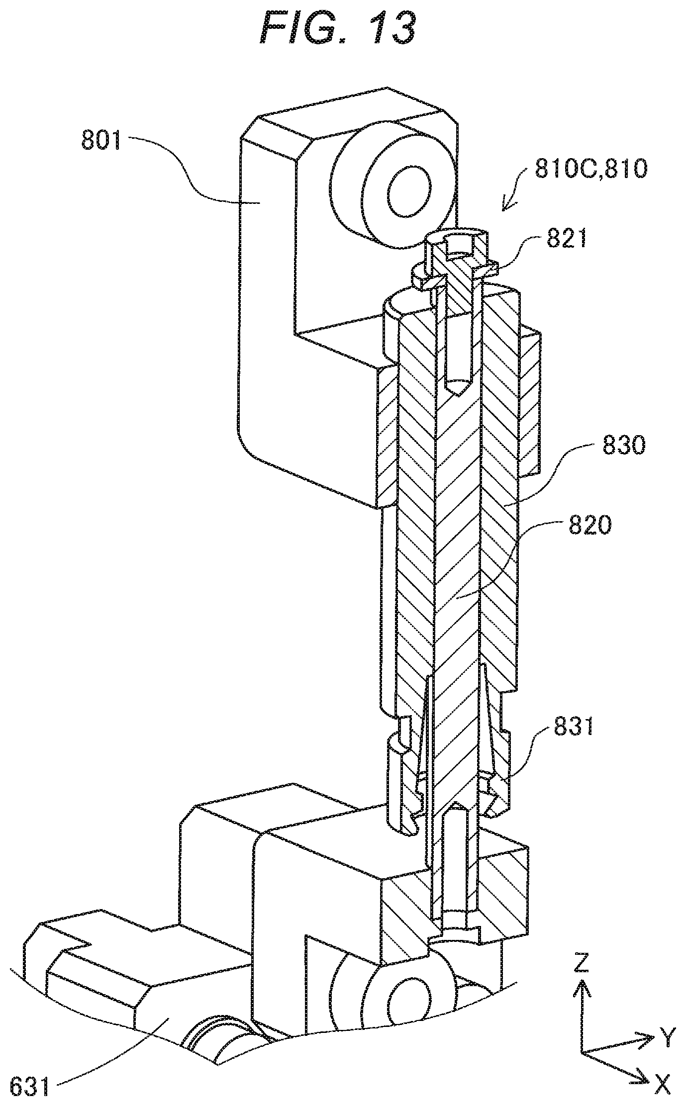 Patent US12552101 Figure 11 – Three-dimensional shaping device and method of manufacturing three-dimensional shaped object