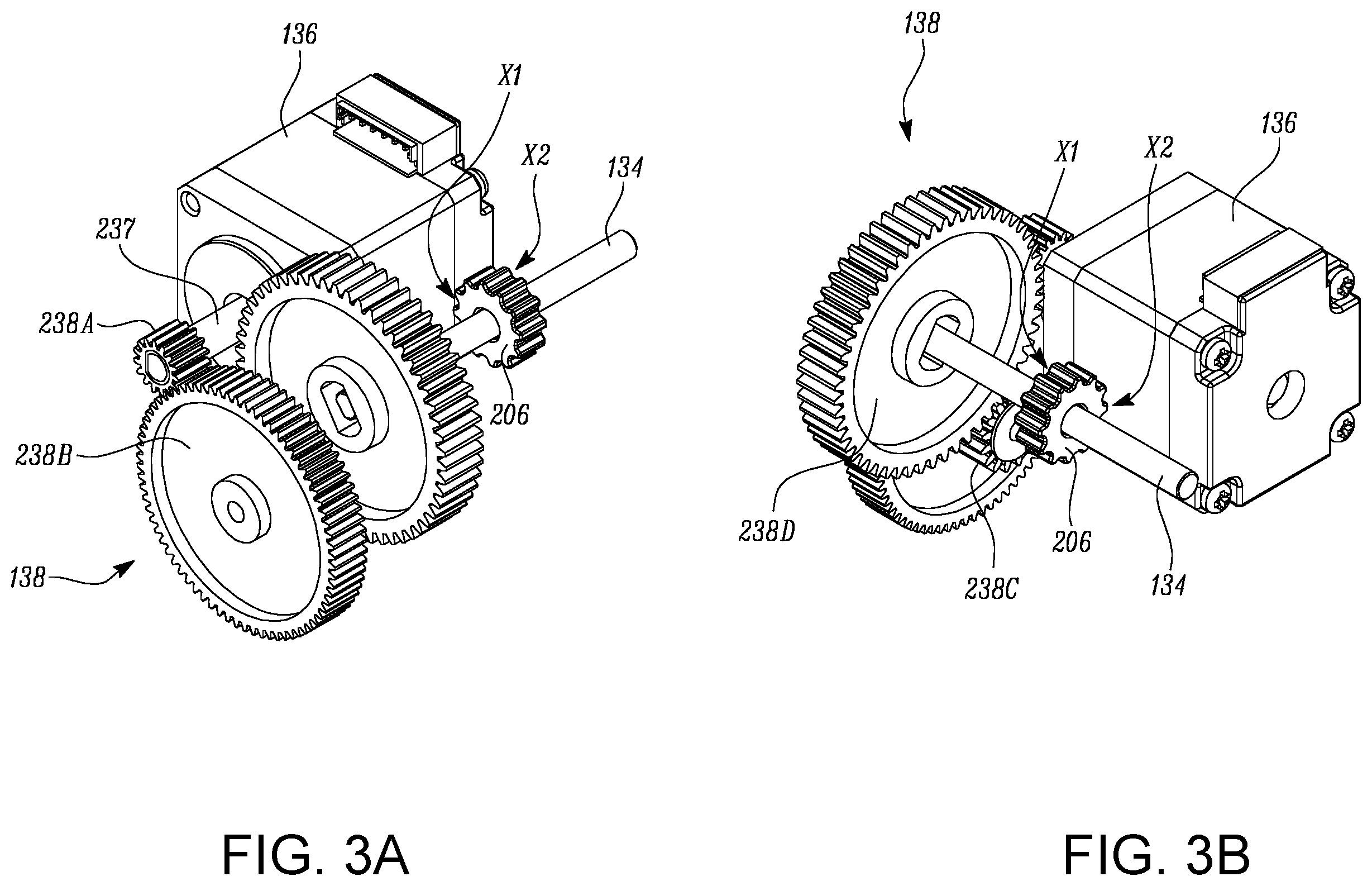 Patent US12552102 Figure 3 – Dual filament feeder assembly for an additive manufacturing system