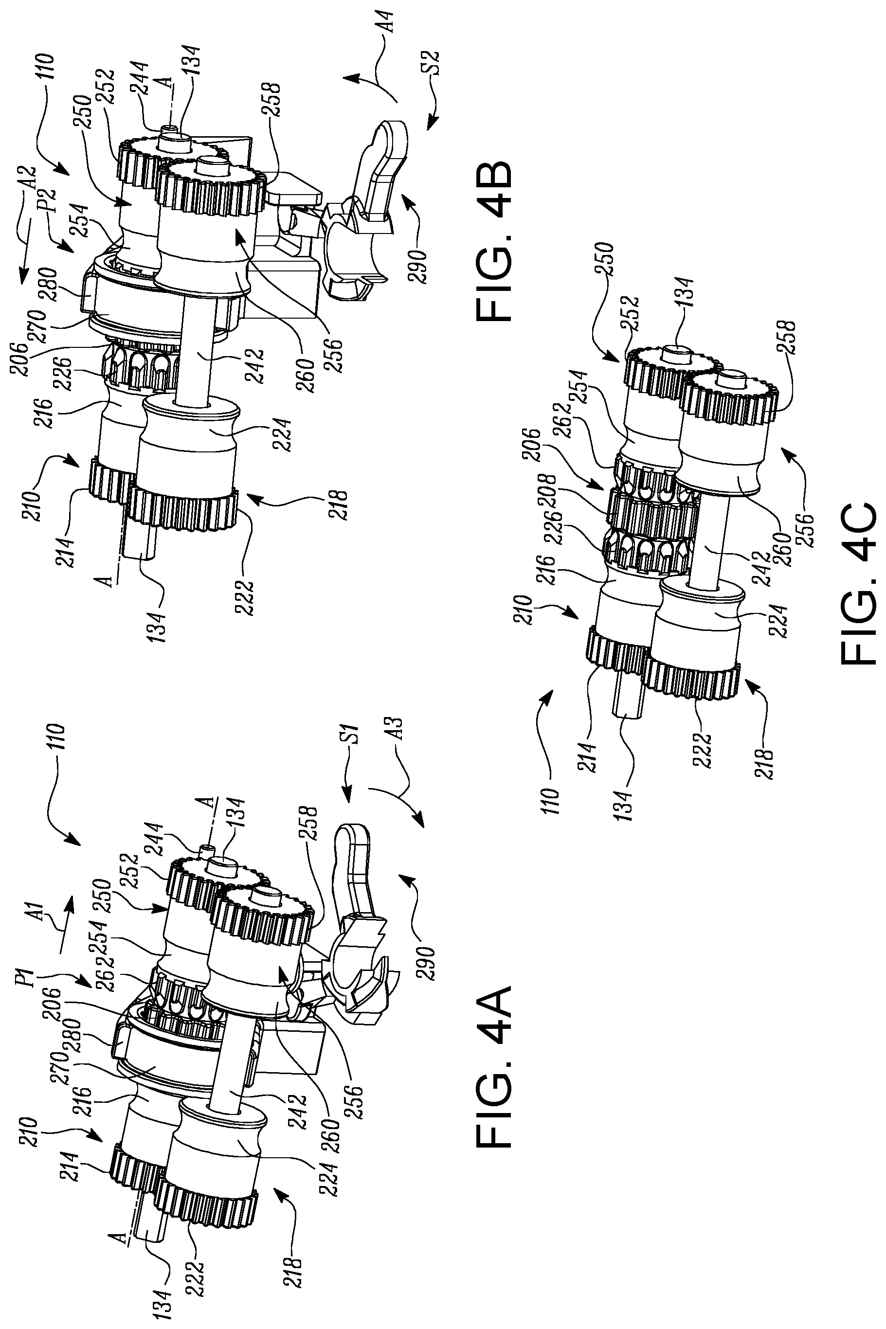 Patent US12552102 Figure 4 – Dual filament feeder assembly for an additive manufacturing system