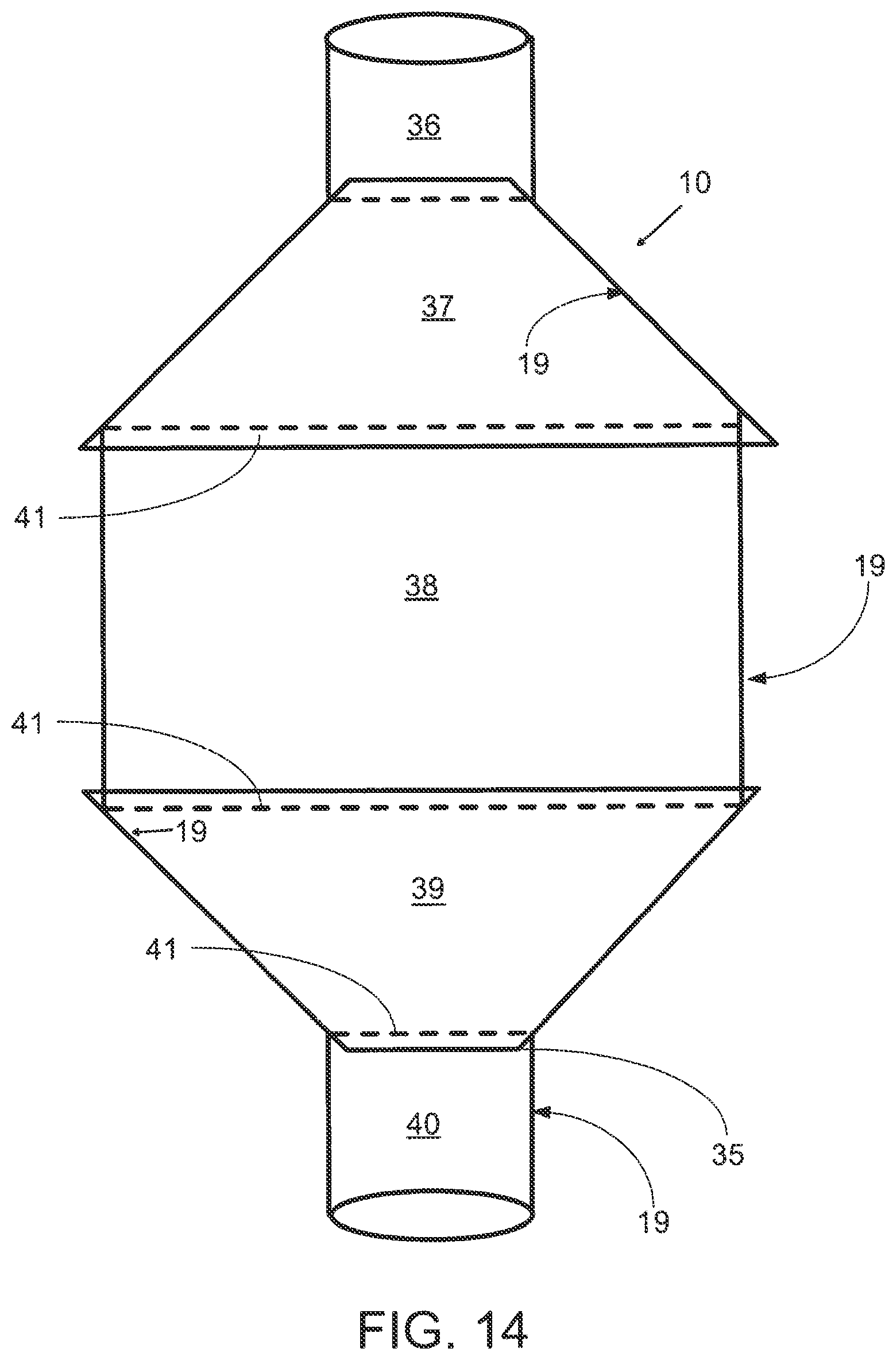 Patent US12552109 Figure 9 – Stitchless bulk bag with heat fused seams and method of production