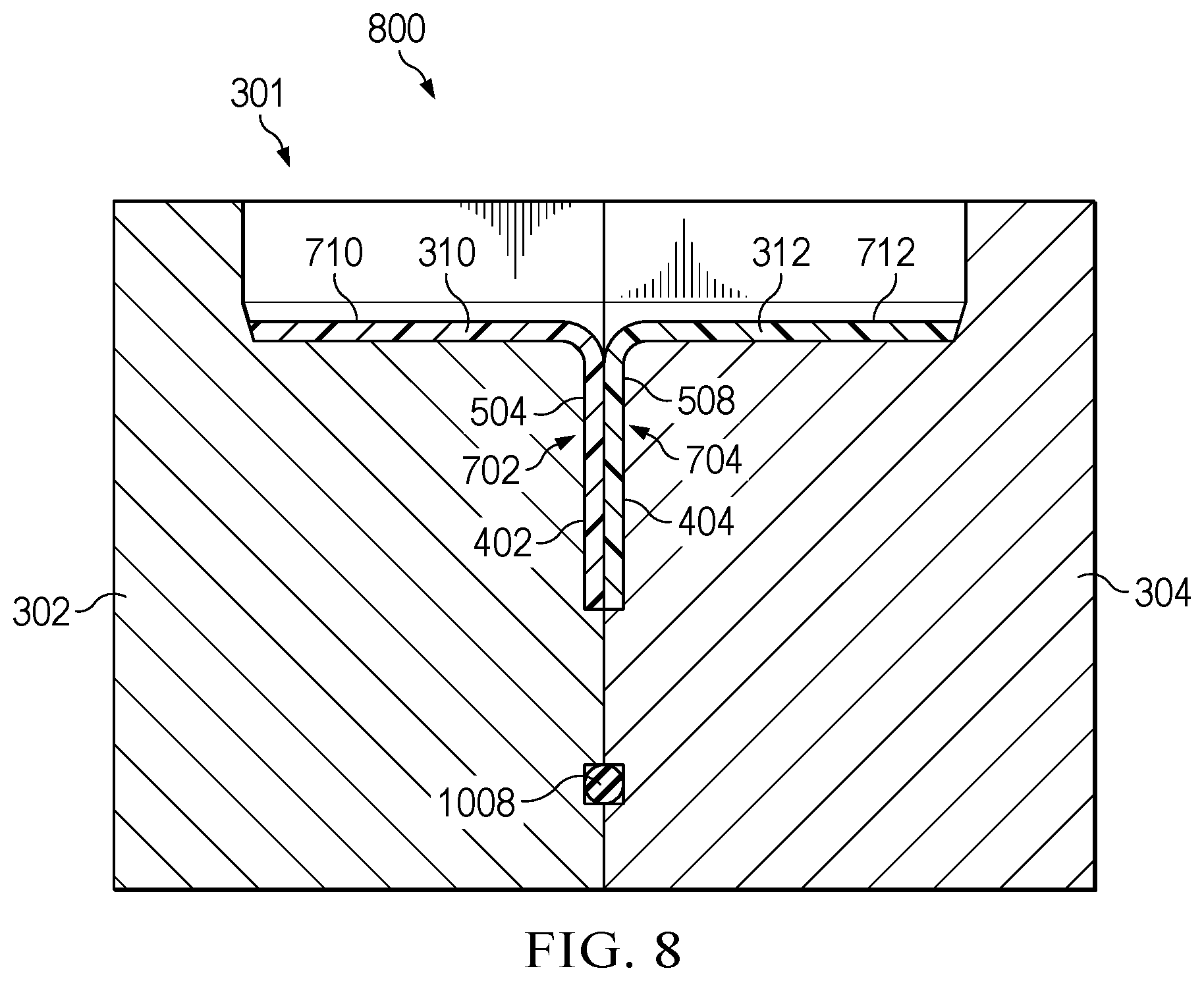 Patent US12552113 Figure 8 – Blade stringer forming methods and tooling