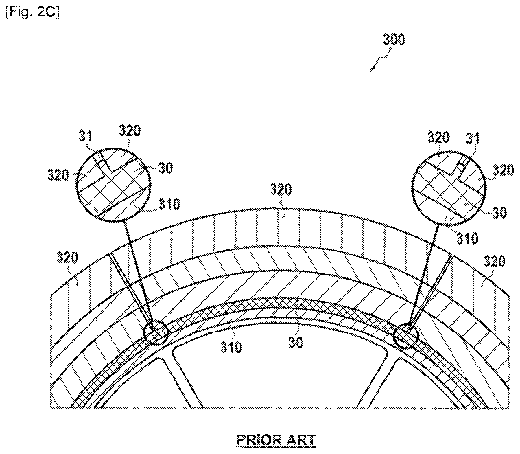 Patent US12552114 Figure 4 – RTM injection method and mould using symmetric anti-pinching sectors