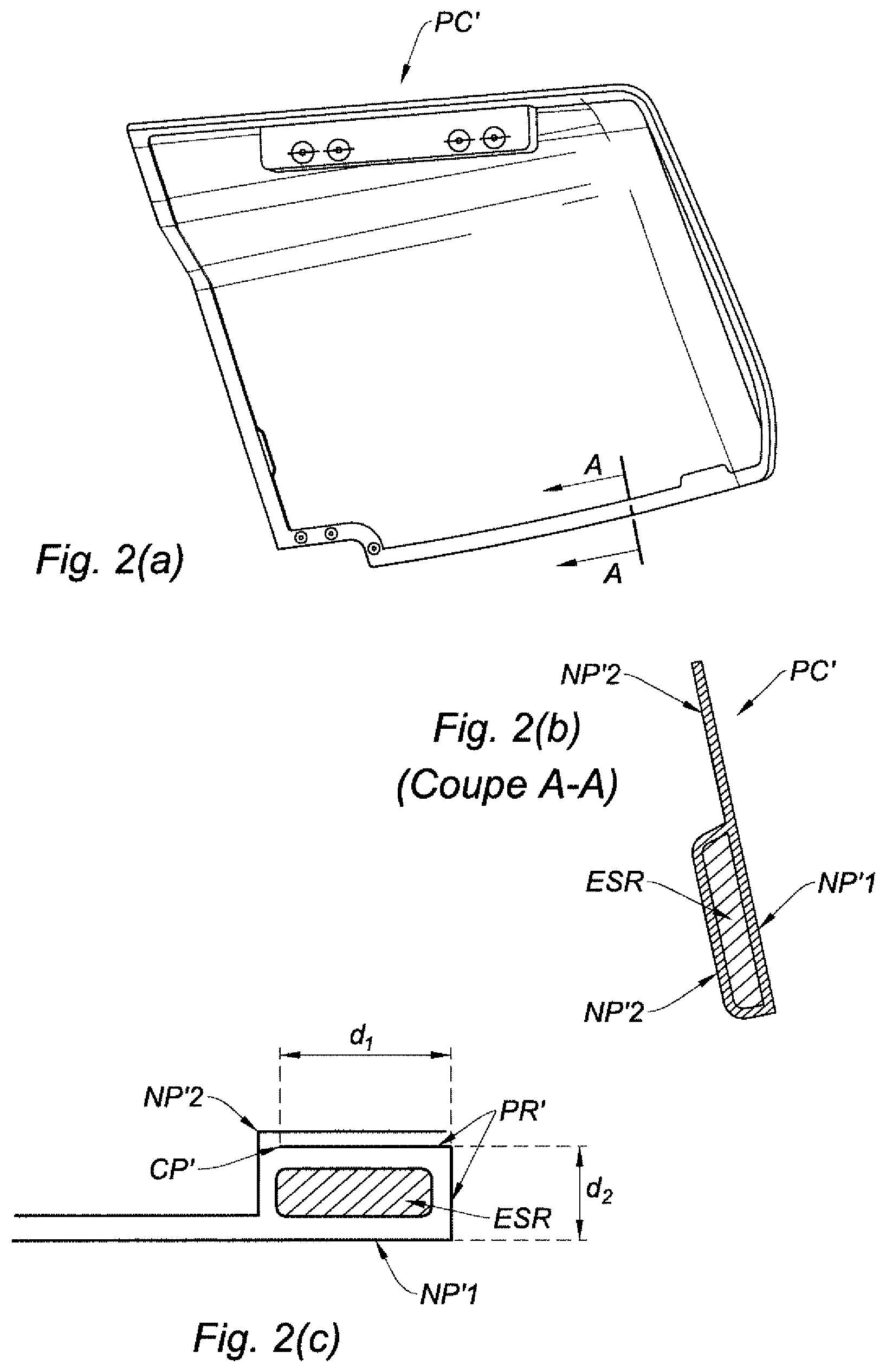 Patent US12552115 Figure 2 – Process for manufacturing a composite panel