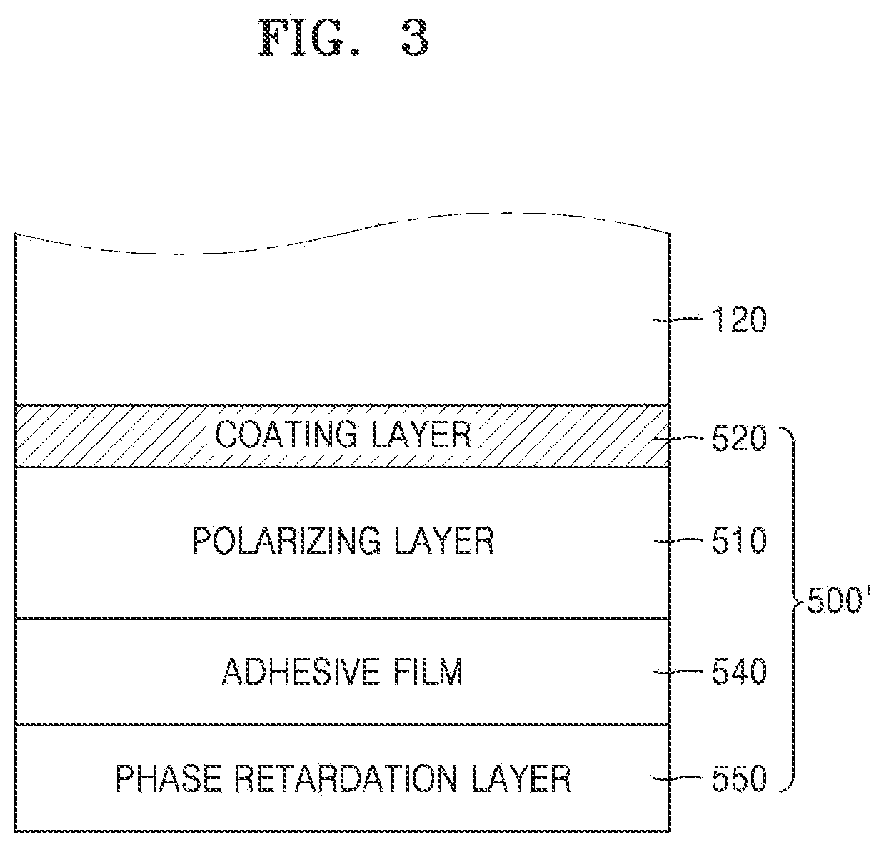 Patent US12552117 Figure 3 – Polarizing film, method of manufacturing polarizing film, and display apparatus including polarizing film manufactured using the same