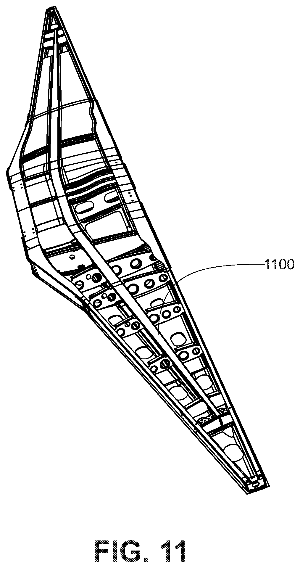 Patent US12552121 Figure 9 – Method for integrating a fitting between the wings of a profile