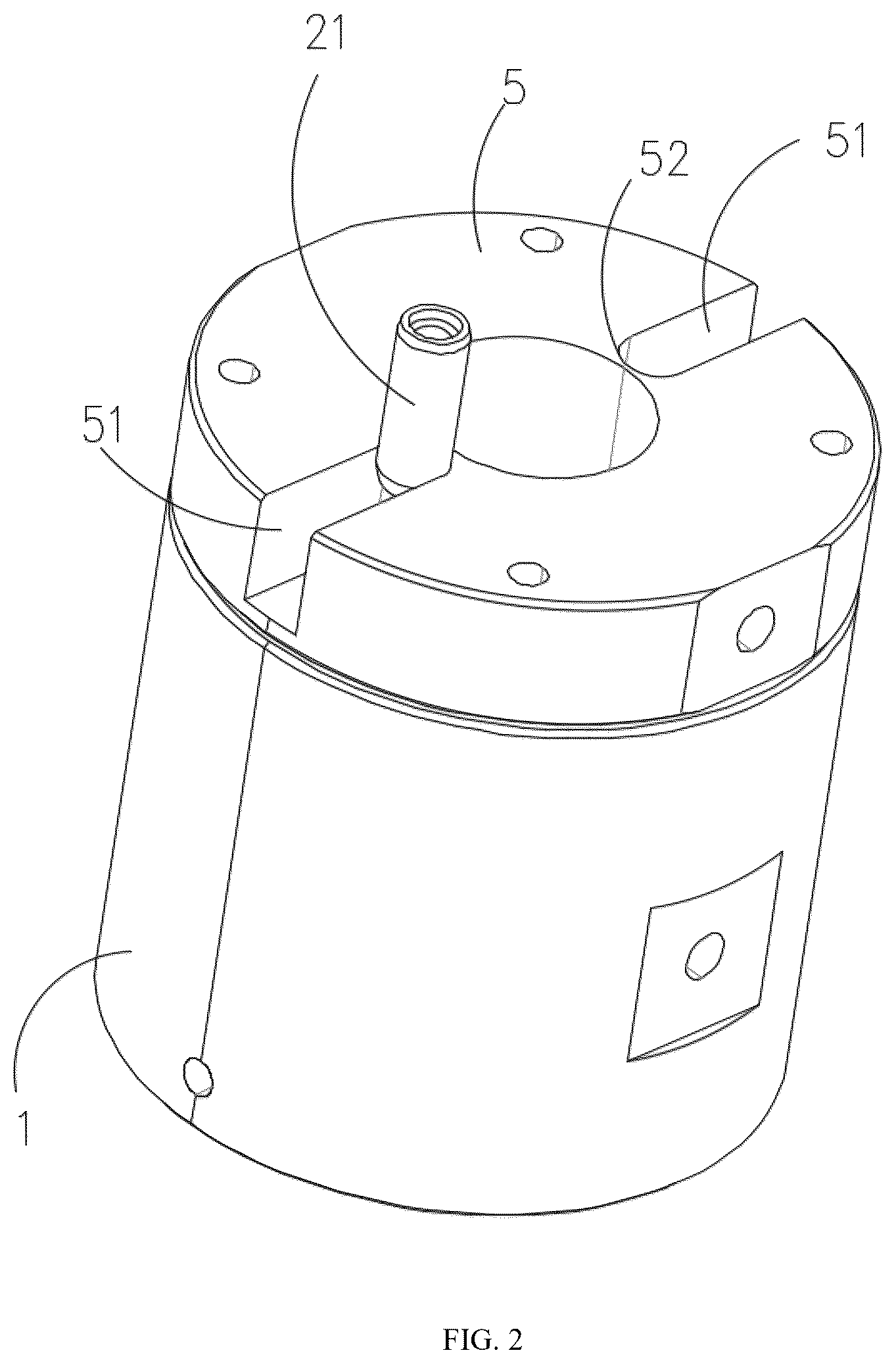 Patent US12552126 Figure 2 – Telescopic flanging inner expansion assembly and flanging device
