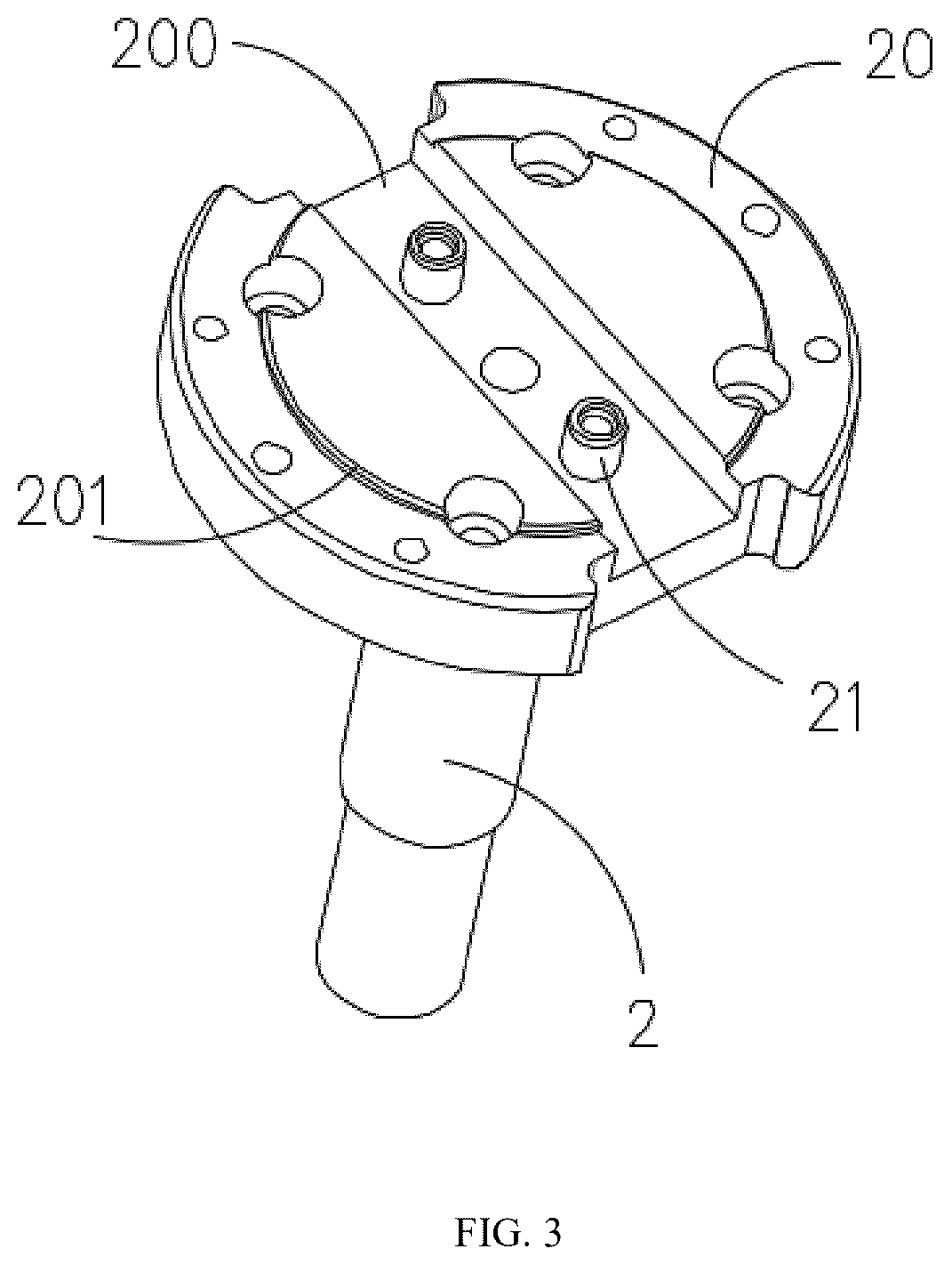 Patent US12552126 Figure 3 – Telescopic flanging inner expansion assembly and flanging device