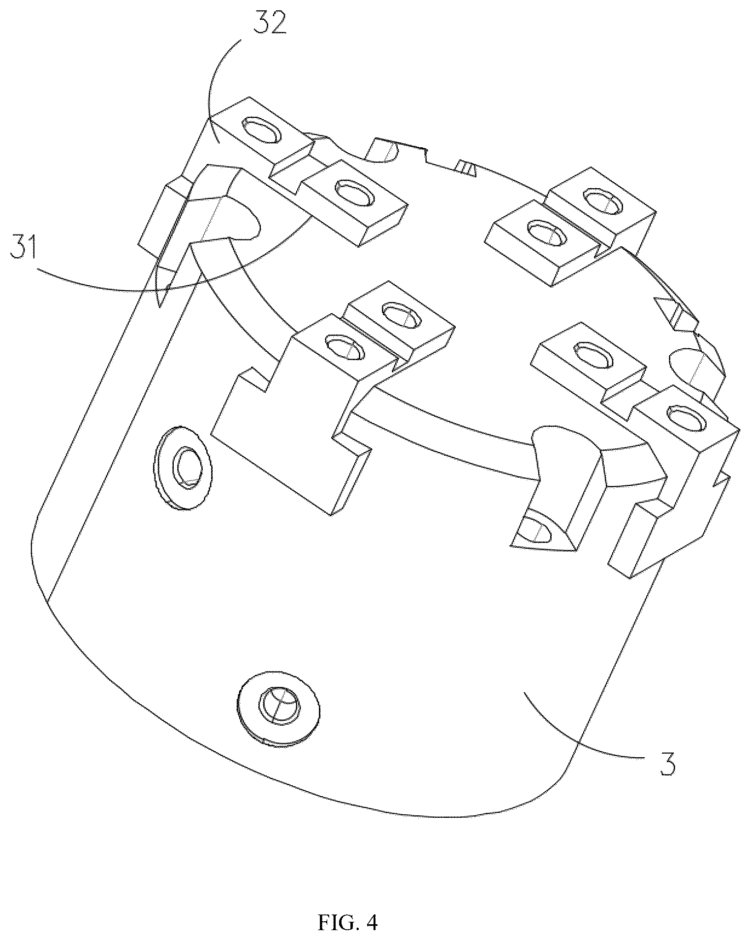 Patent US12552126 Figure 4 – Telescopic flanging inner expansion assembly and flanging device