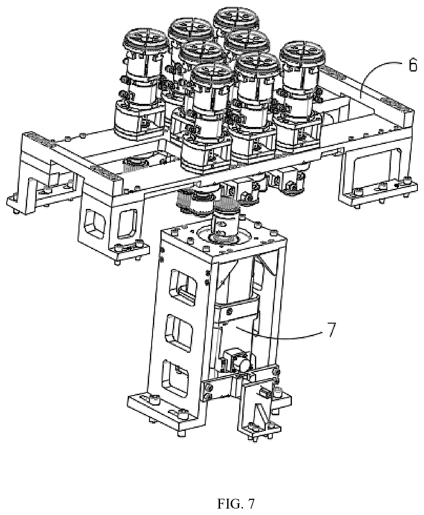 Patent US12552126 Figure 7 – Telescopic flanging inner expansion assembly and flanging device