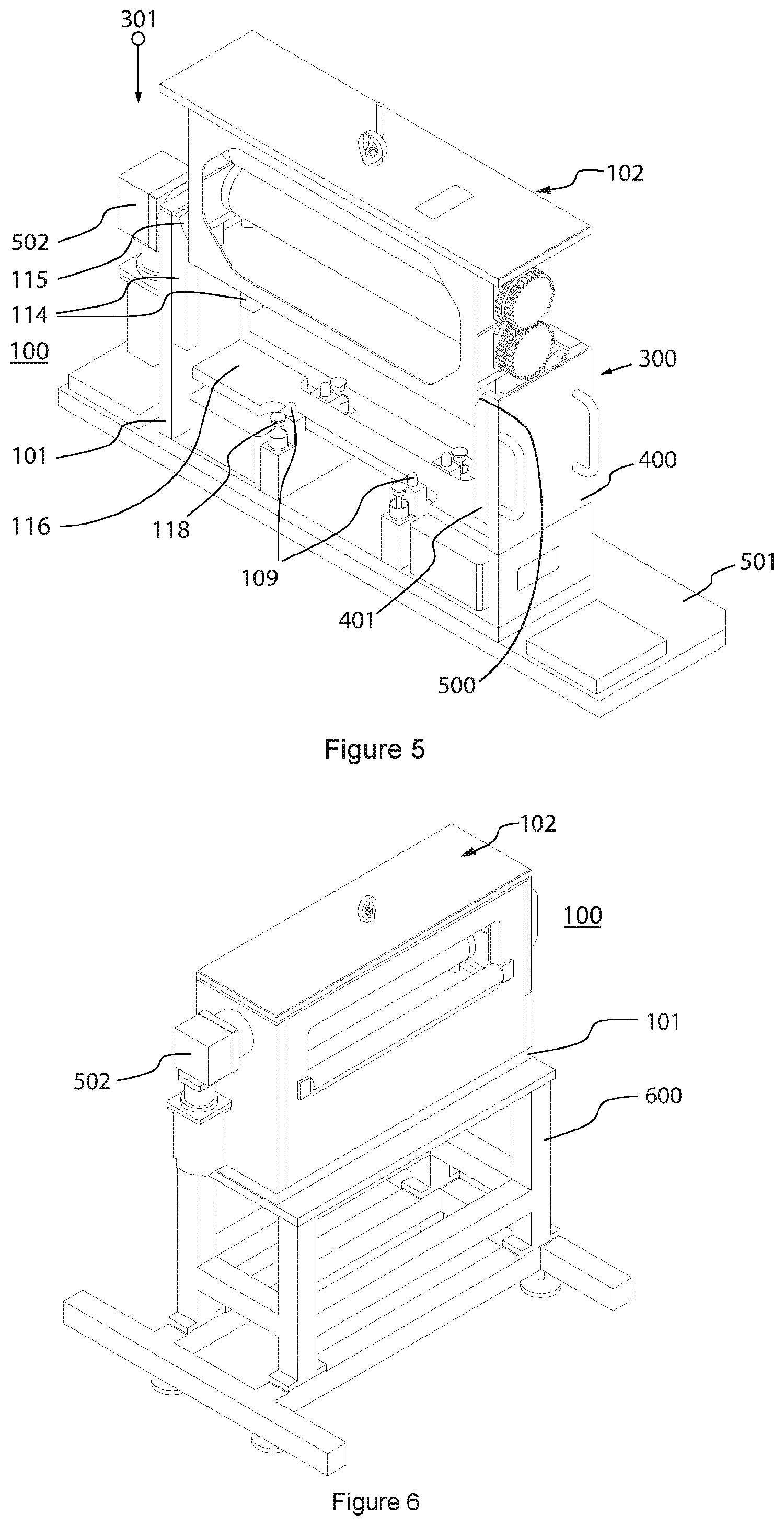 Patent US12552127 Figure 3 – Embossing system with embossing cassette
