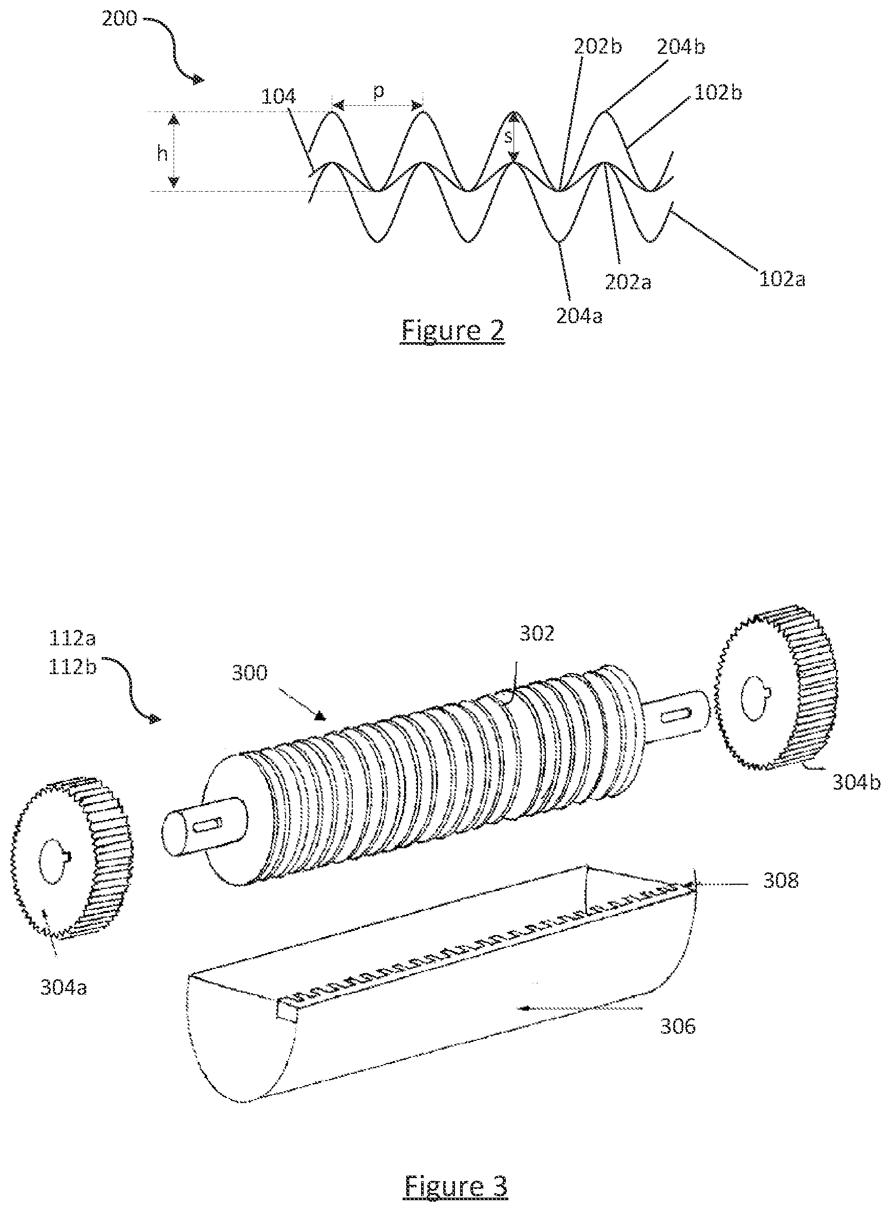 Patent US12552128 Figure 2 – Method and apparatus for manufacturing corrugated paperboard