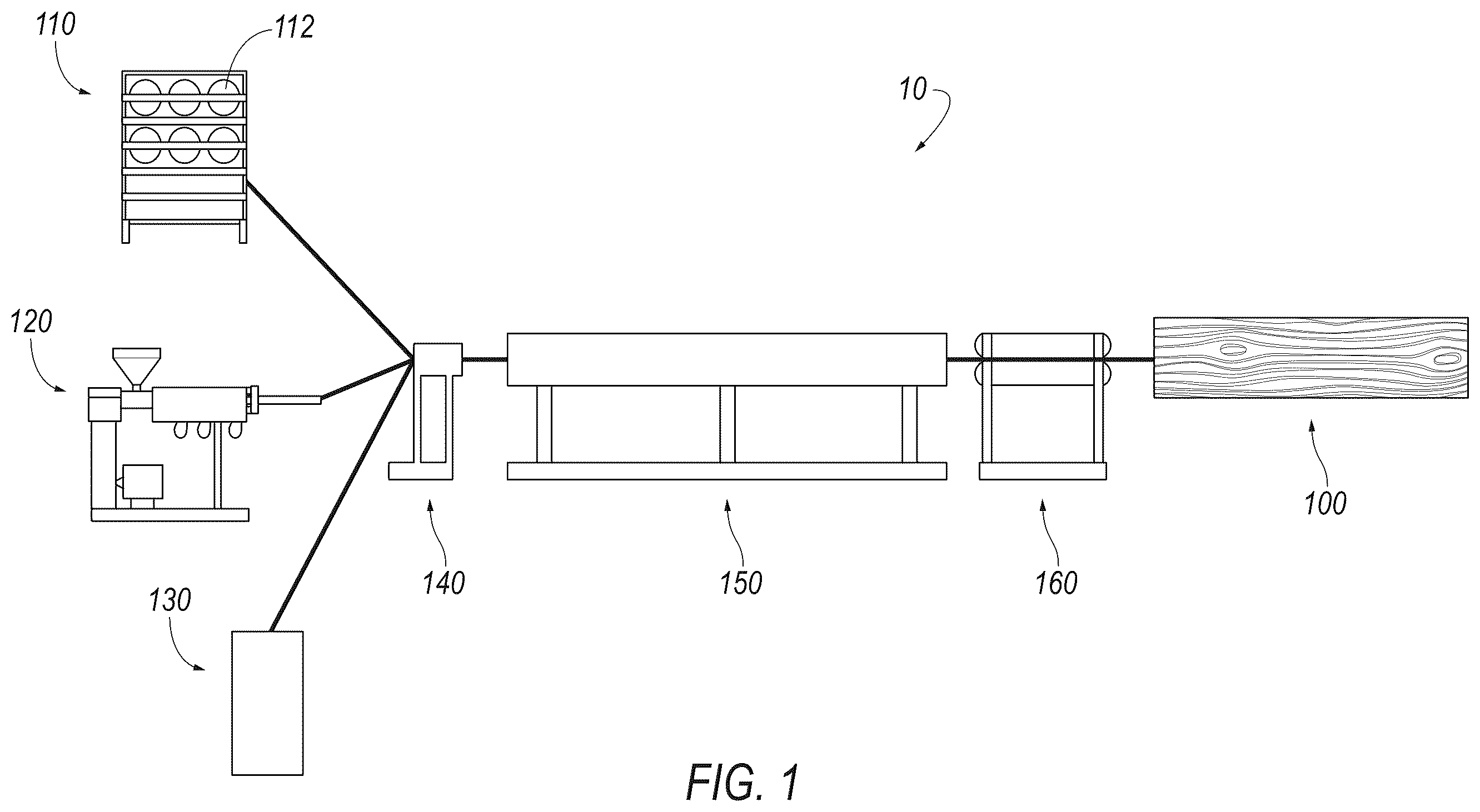 Patent US12552131 — Composite board with edge reinforcement for improved mechanical performance — Figure 1