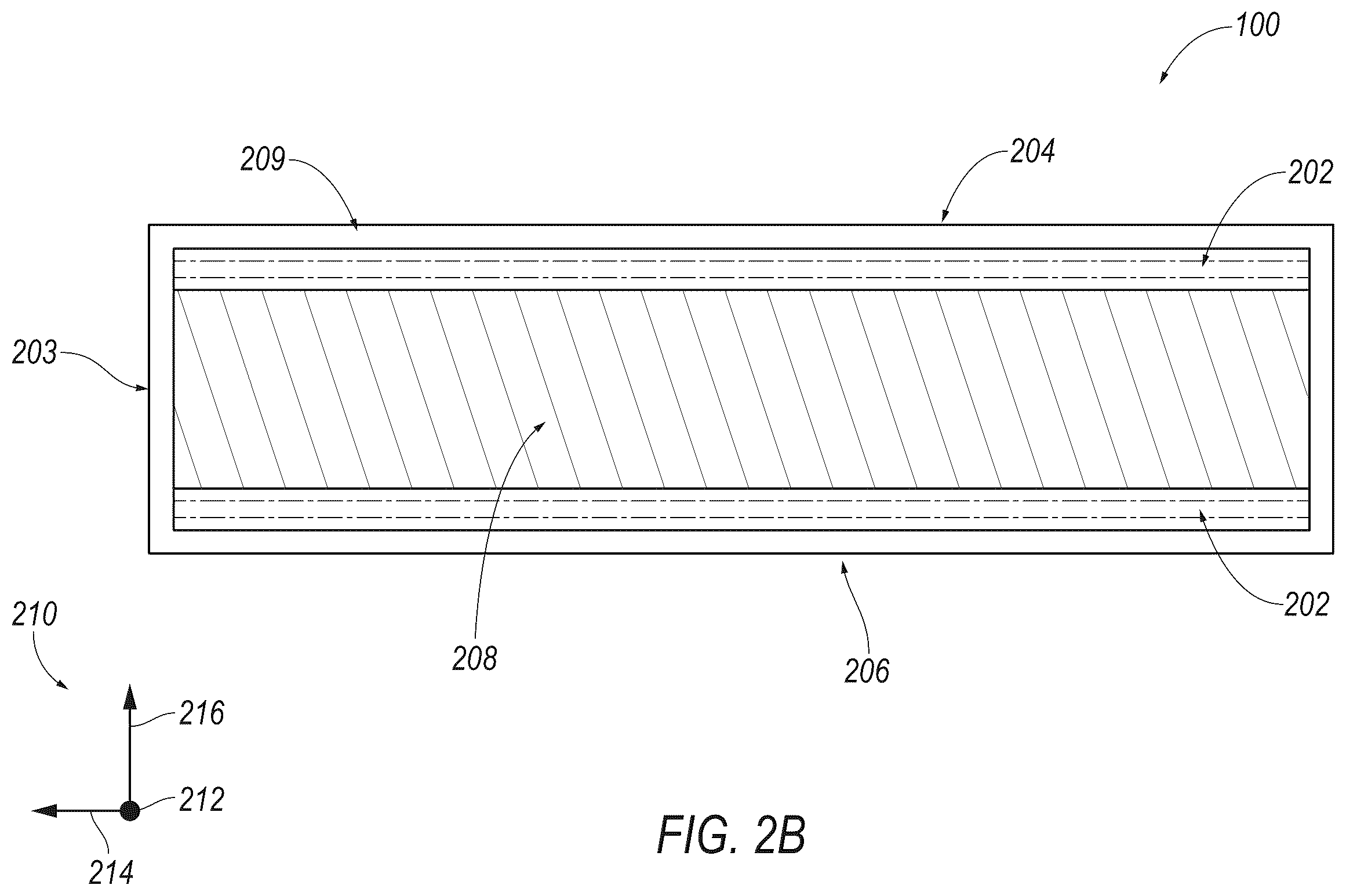 Patent US12552131 Figure 3 – Composite board with edge reinforcement for improved mechanical performance