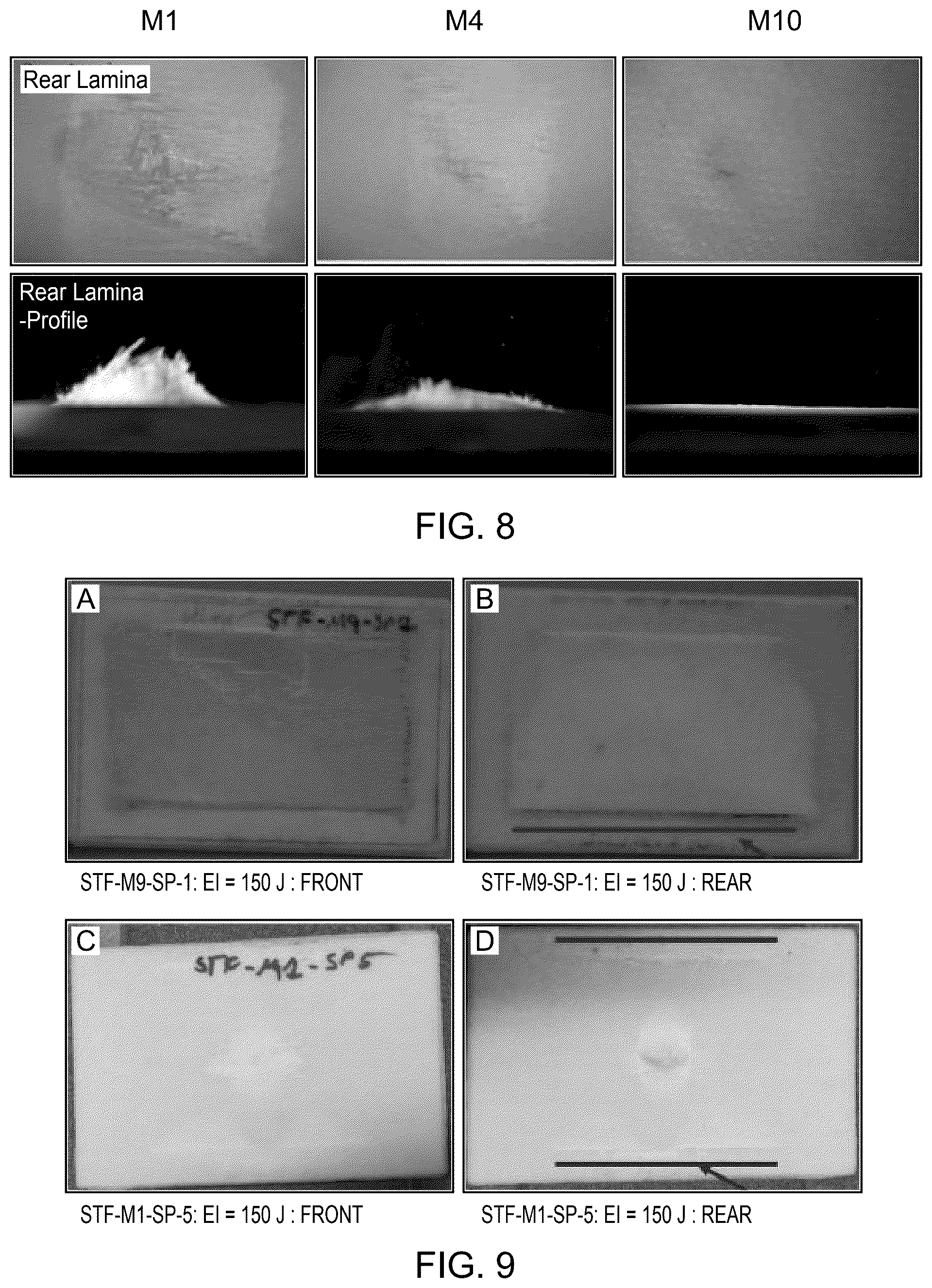 Patent US12552132 Figure 6 – Impact-resistant, damage tolerant composites with shear thickening fluid layers and uses thereof
