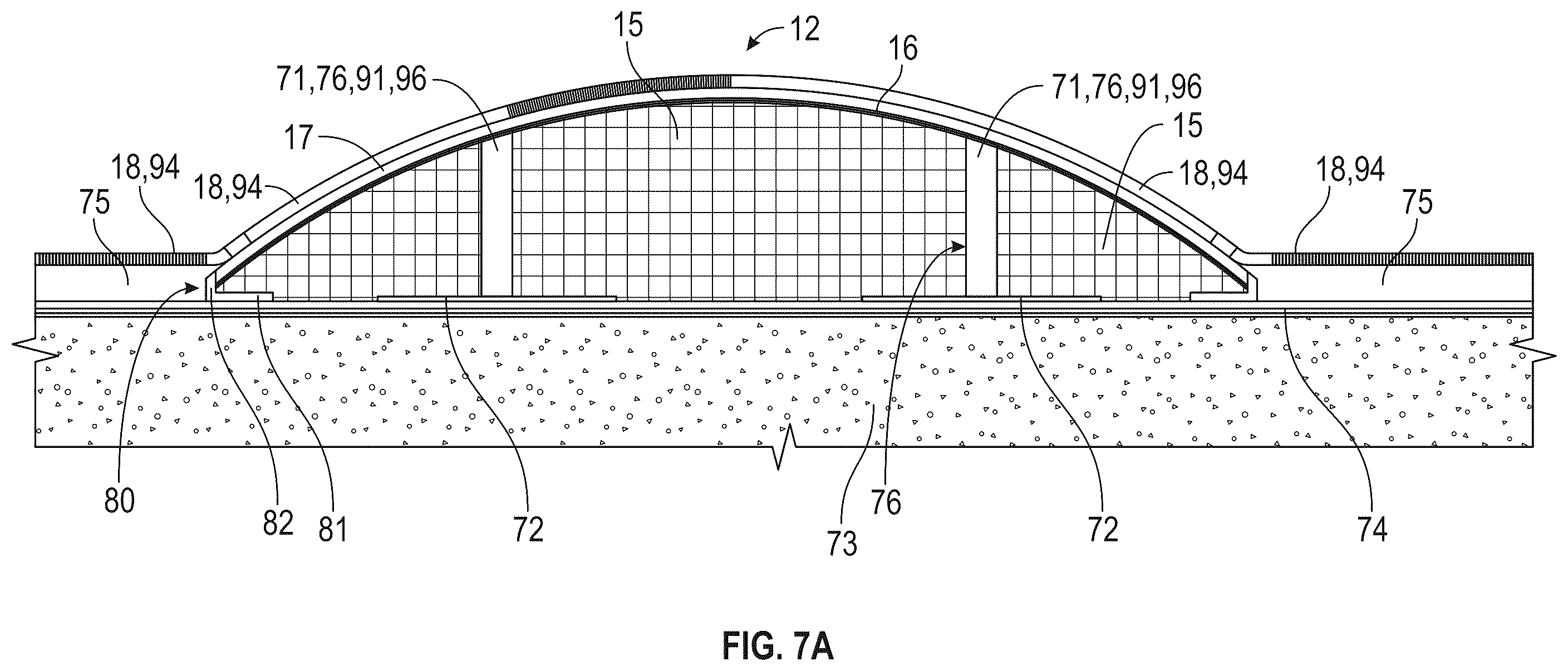 Patent US12552134 Figure 13 – Building products and associated methods for providing contoured and elevated features for artificial surfaces