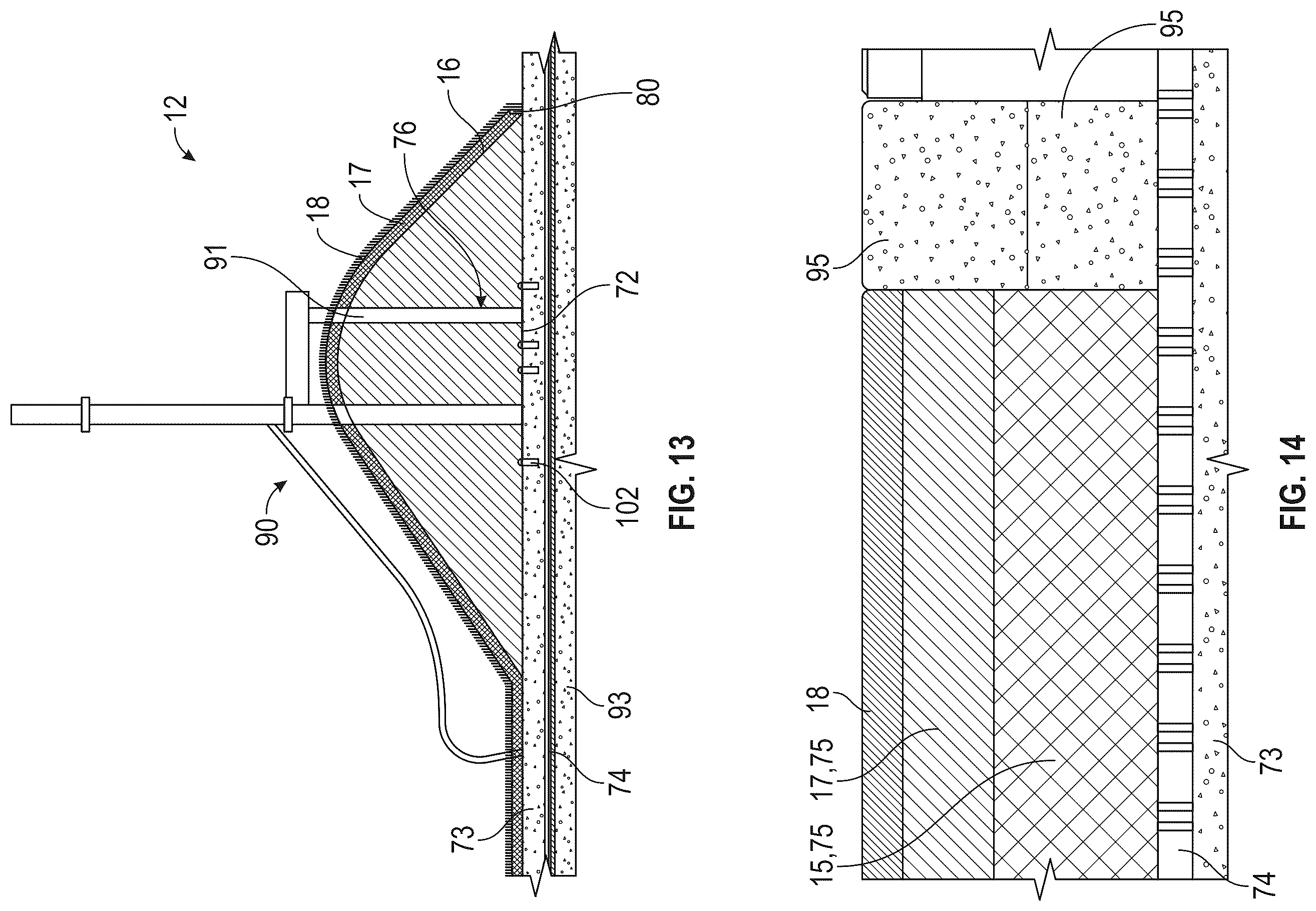 Patent US12552134 Figure 18 – Building products and associated methods for providing contoured and elevated features for artificial surfaces