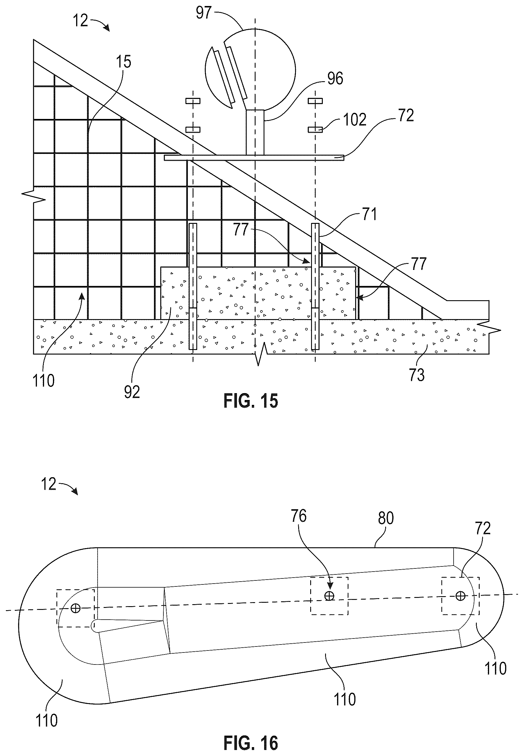 Patent US12552134 Figure 19 – Building products and associated methods for providing contoured and elevated features for artificial surfaces
