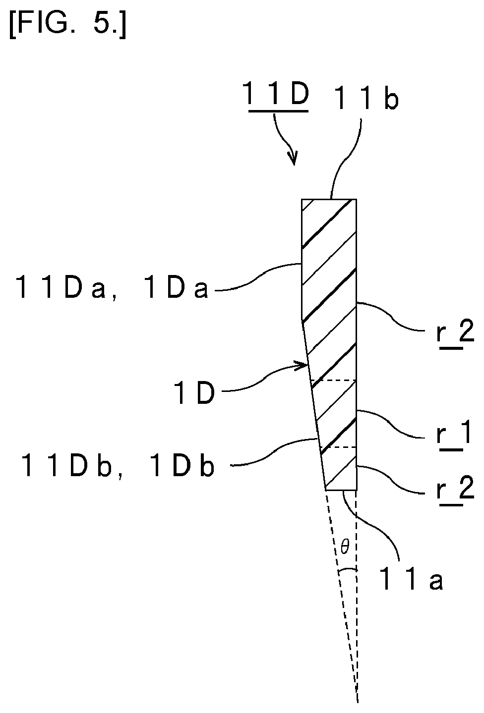 Patent US12552137 Figure 5 – Laminated glass and vehicle
