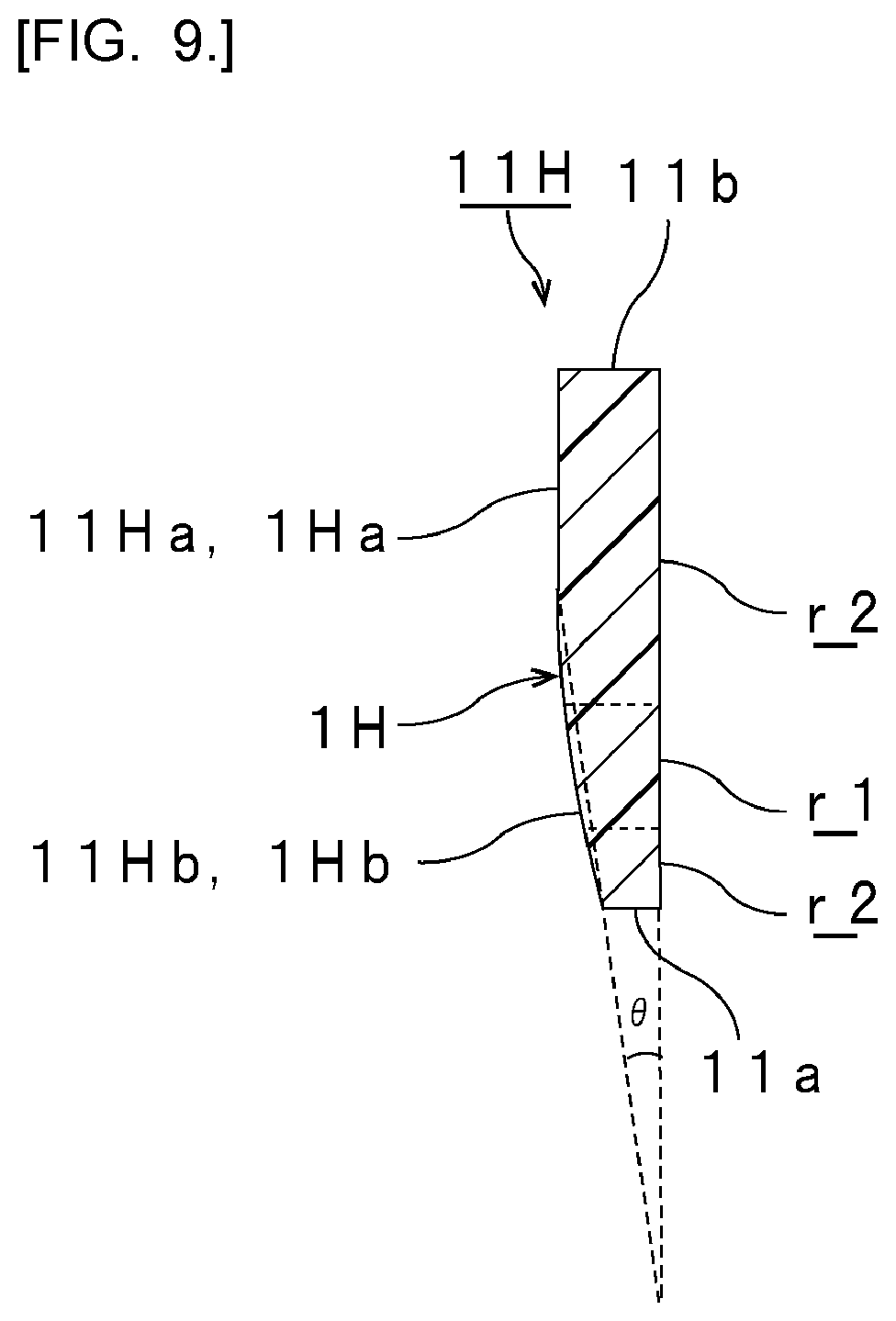 Patent US12552137 Figure 9 – Laminated glass and vehicle