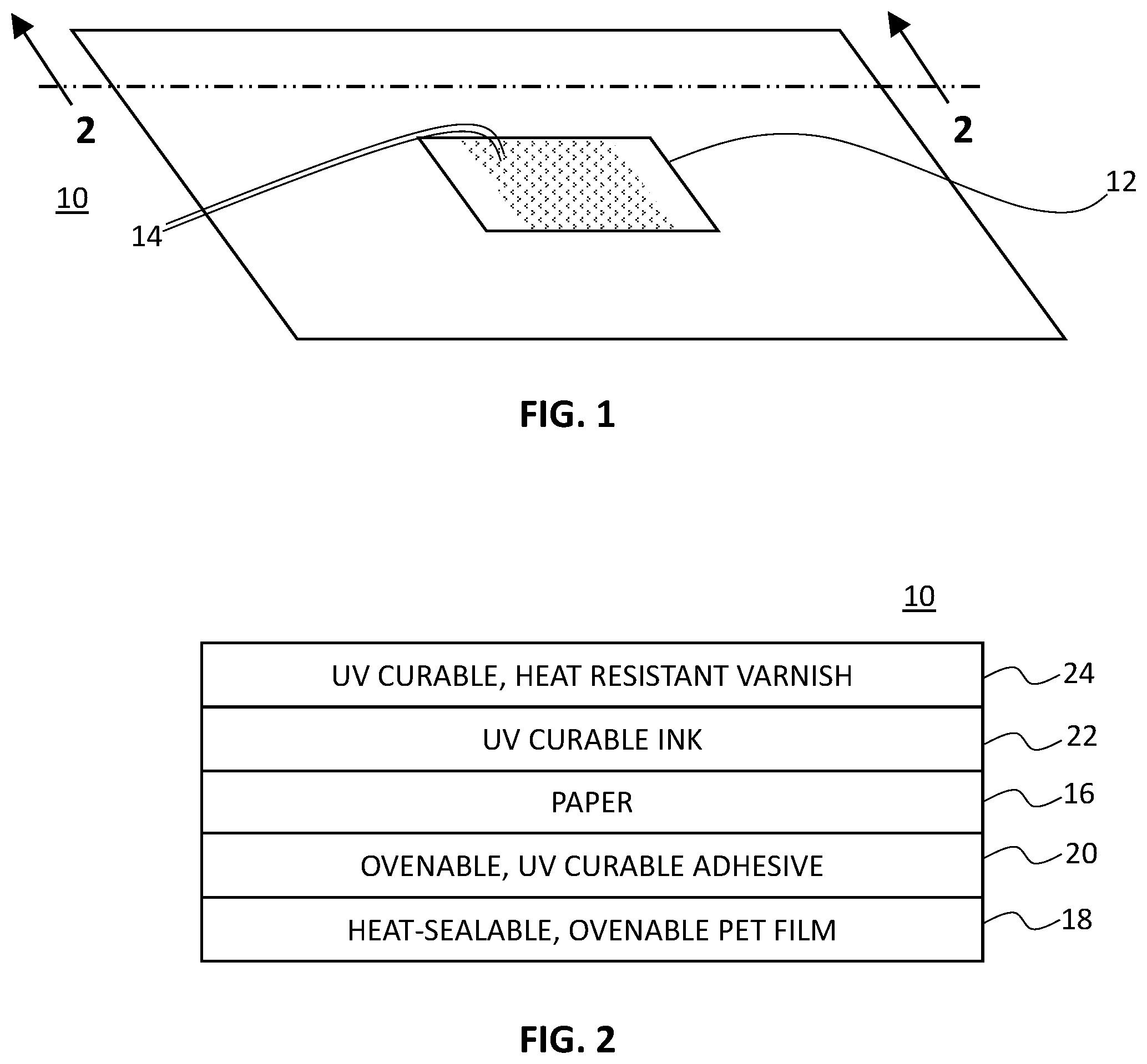 Patent US12552139 Figure 1 – Ovenable flexible packaging structure