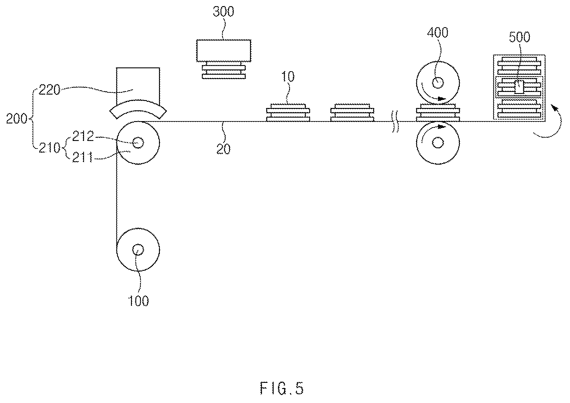 Patent US12552150 Figure 5 – Plasma generation device and facility for manufacturing electrode assembly including the same
