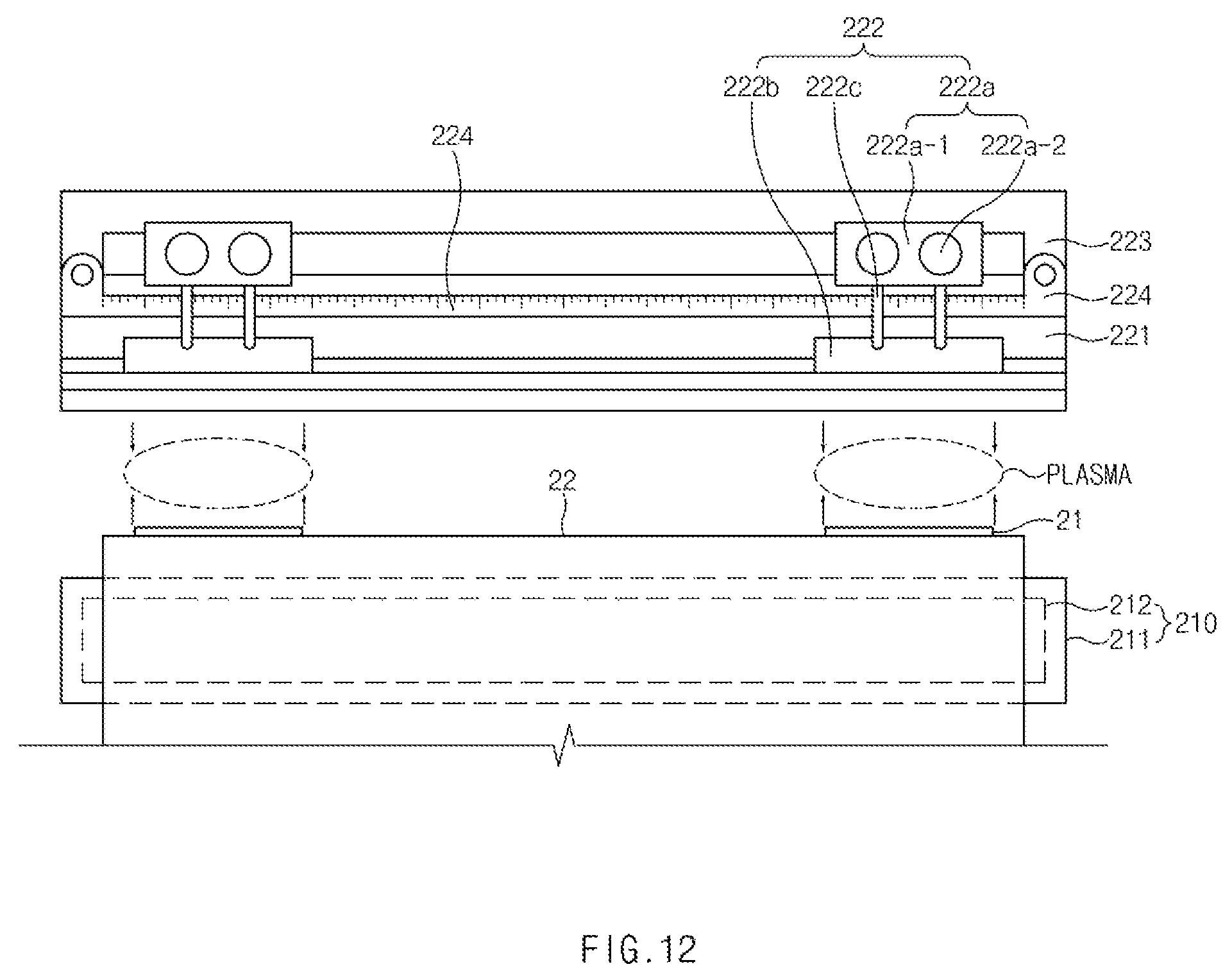 Patent US12552150 Figure 12 – Plasma generation device and facility for manufacturing electrode assembly including the same