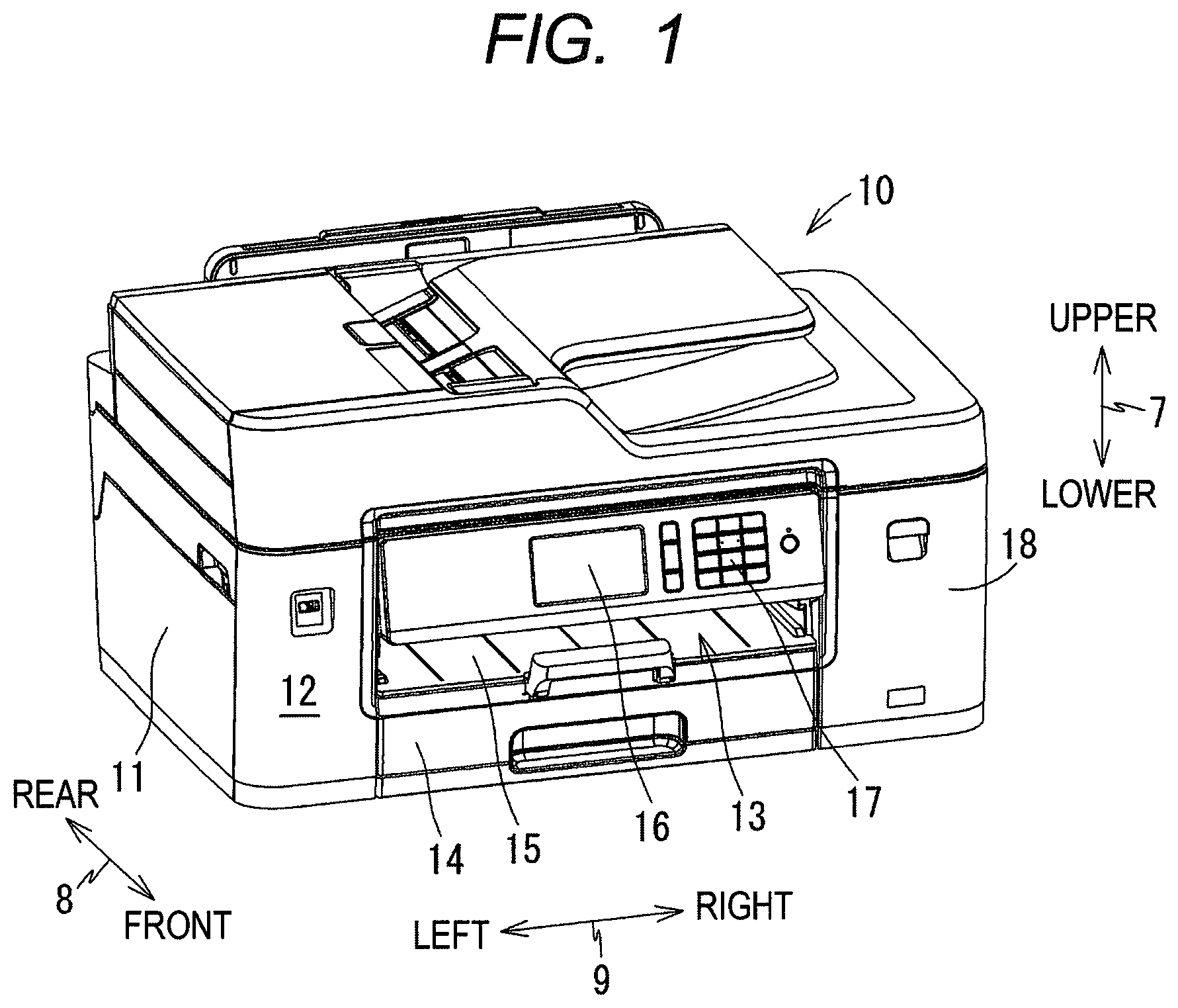 Patent US12552152 Figure 1 – Liquid ejection apparatus