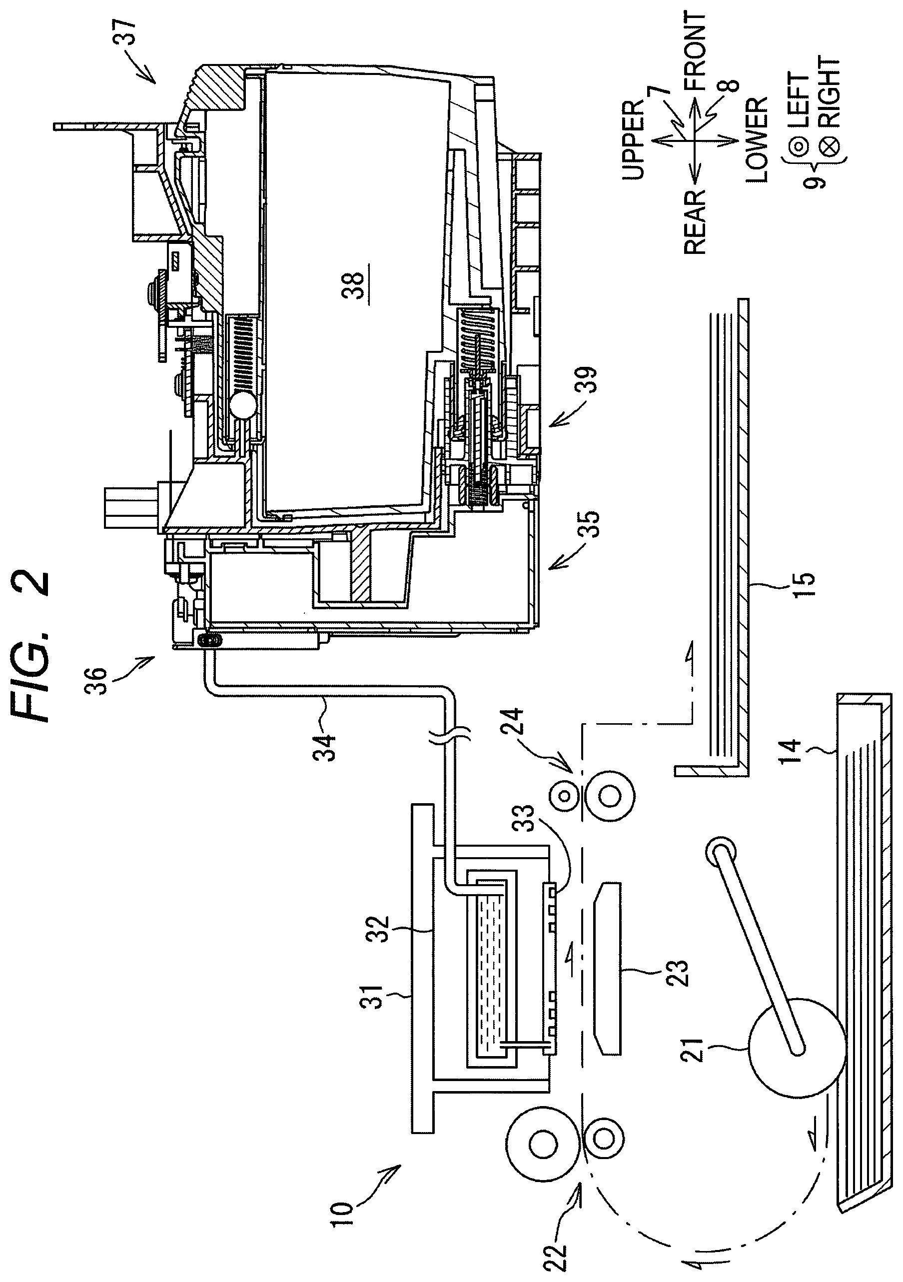 Patent US12552152 Figure 2 – Liquid ejection apparatus