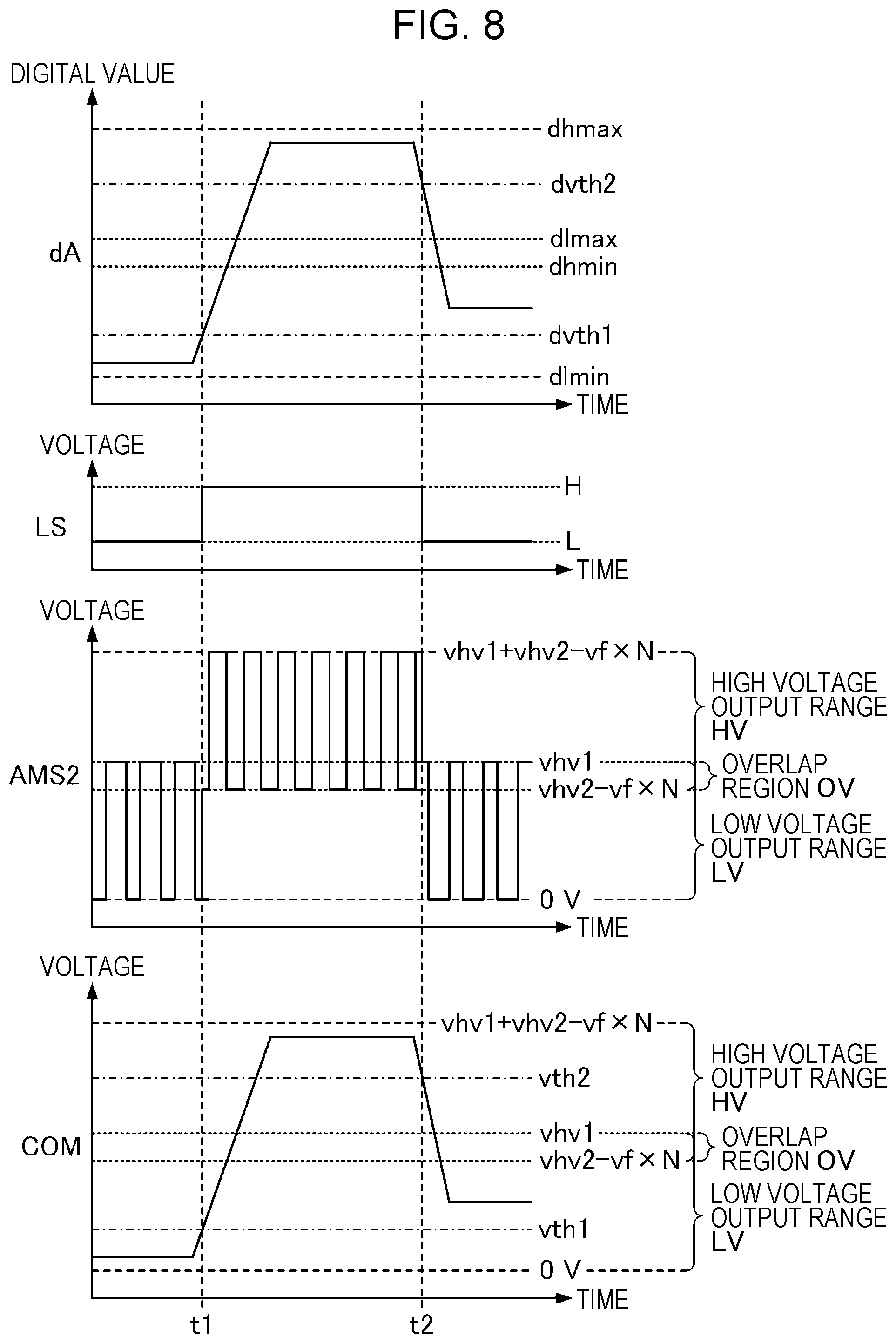Patent US12552155 Figure 7 – Drive circuit and liquid ejecting apparatus