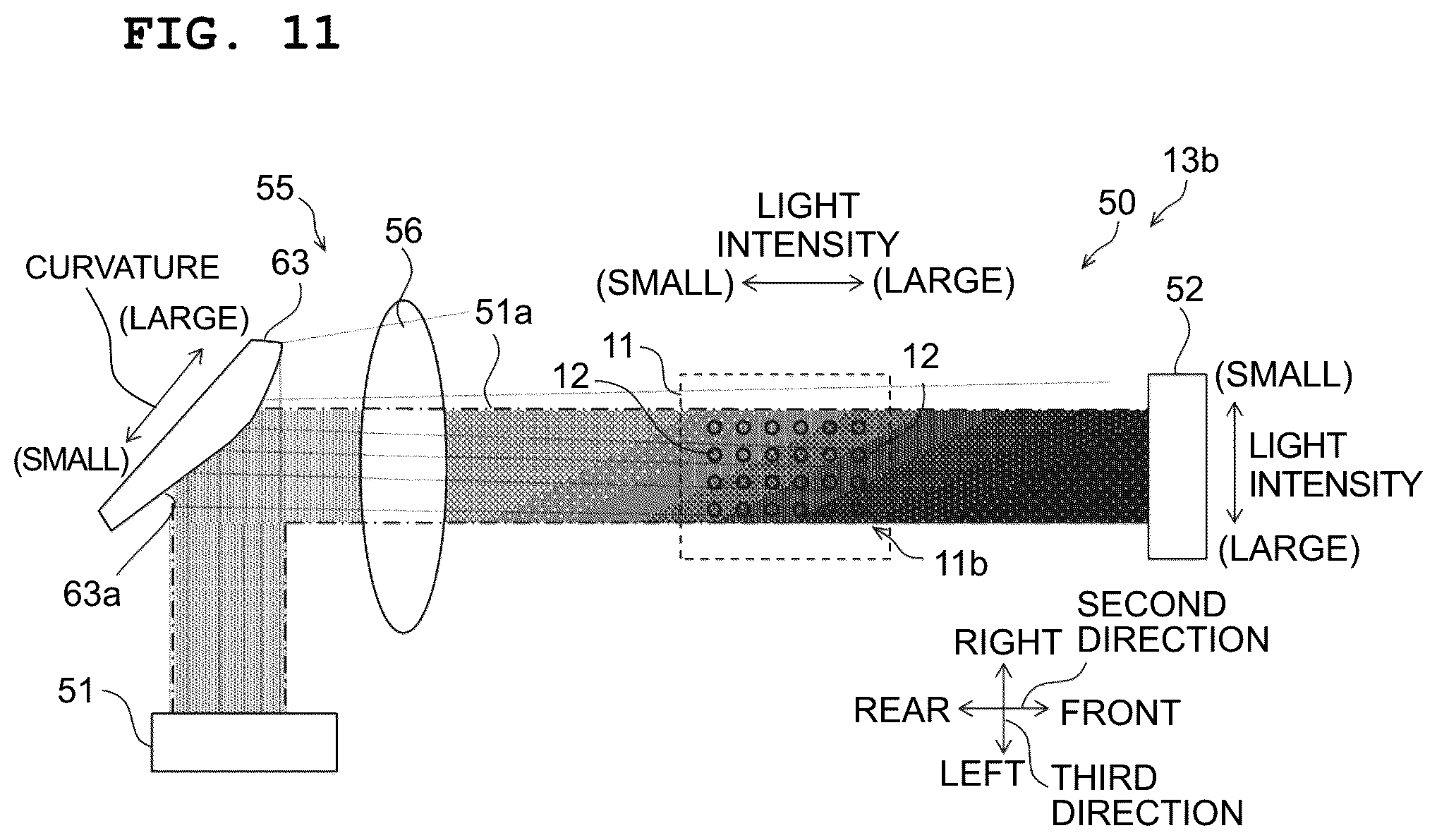 Patent US12552157 Figure 11 – Printing apparatus, discharge state detecting apparatus, and discharge state detecting method