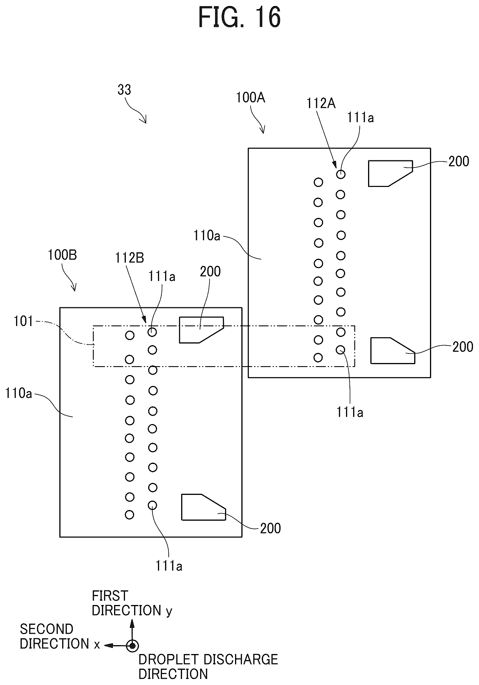 Patent US12552166 Figure 10 – Discharge head, discharge head unit, discharge apparatus, and printer